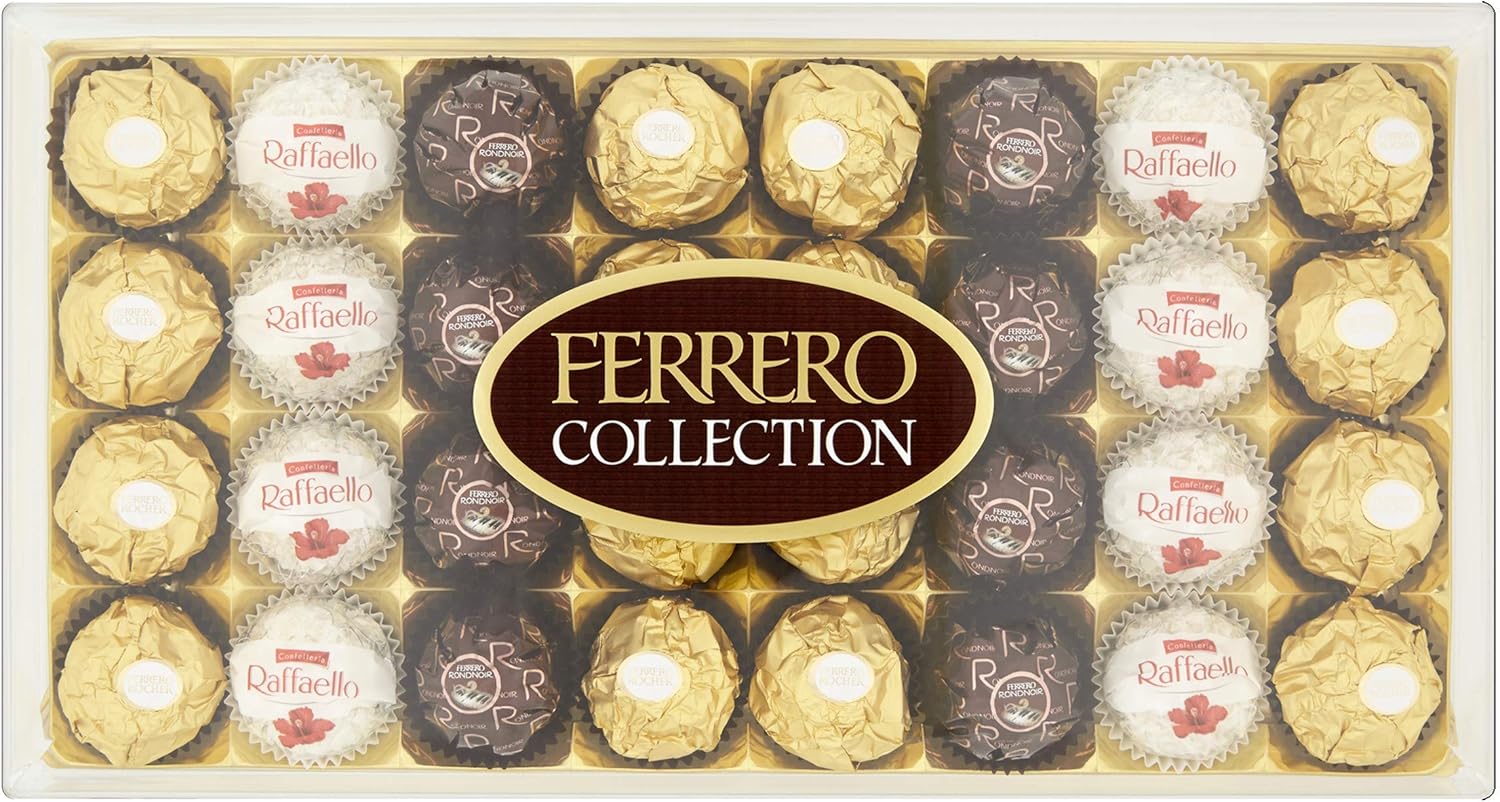 Ferrero Collection Assorted Chocolates - 32 Piece Gift Box with Rocher, Rondnoir & Raffaello 11
