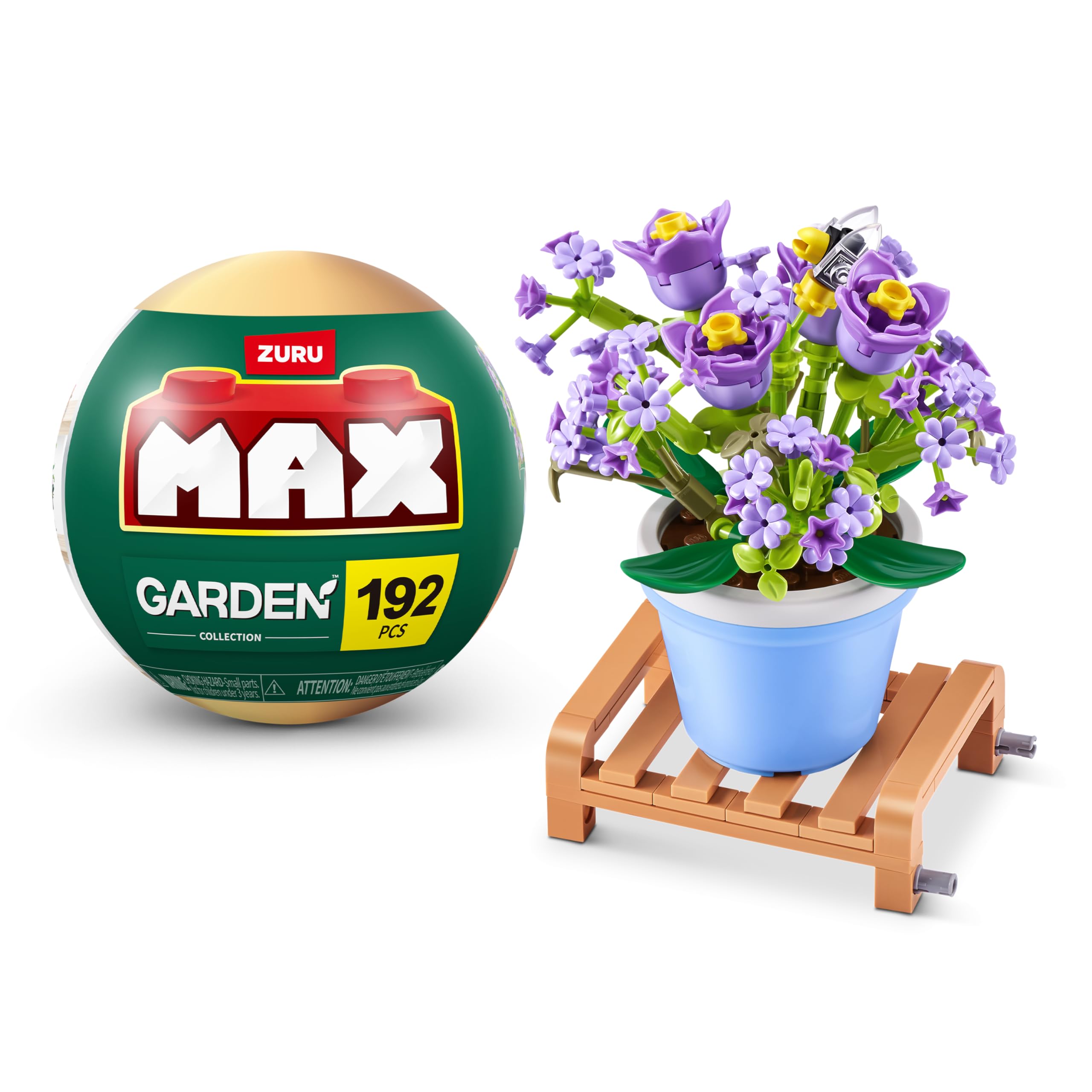 MAX Premium Garden Pot Plants Building Bricks - Gypsophila Paniculata (233 Pieces, 6 to Collect)