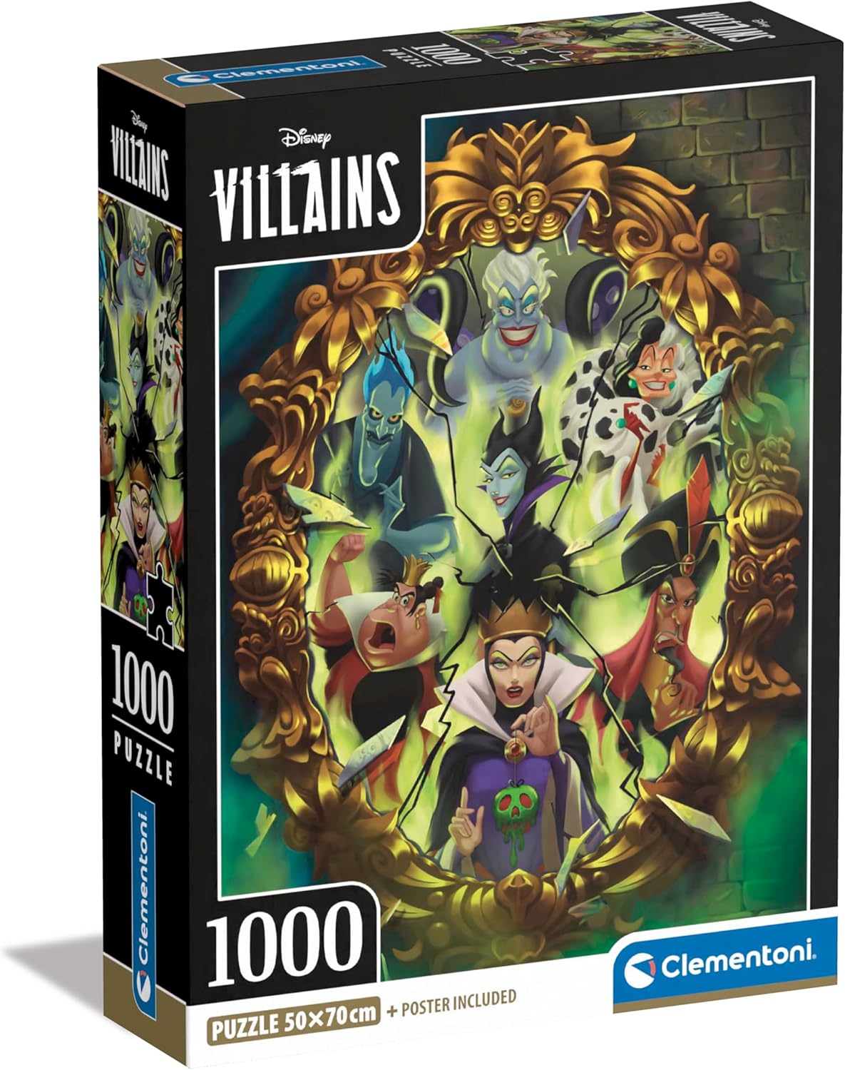 Clementoni Disney Villains Collection 1000-Piece Puzzle for Adults
