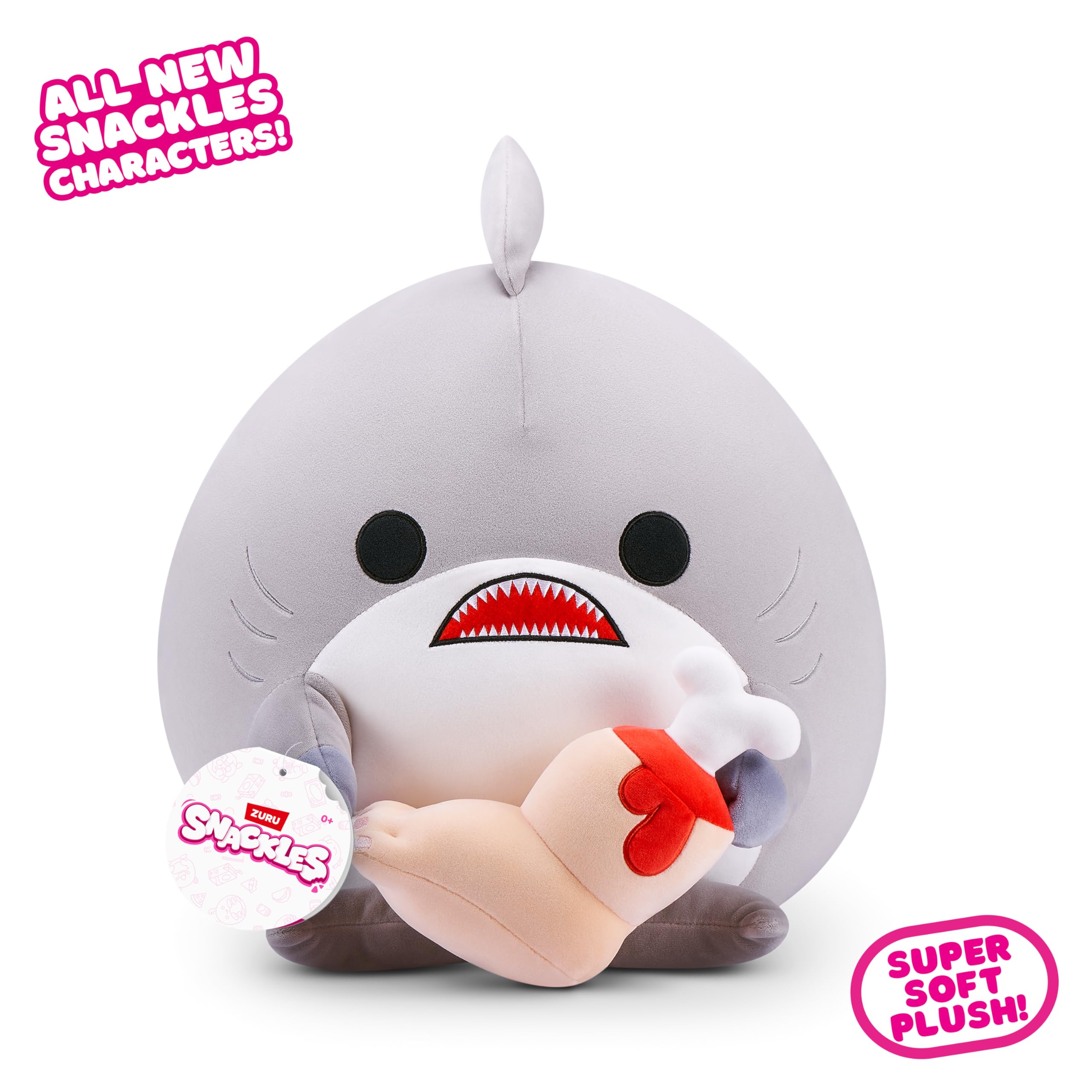 Snackles 14-inch Finn Plush - Super-Soft Collectible Doll with Treasure 5