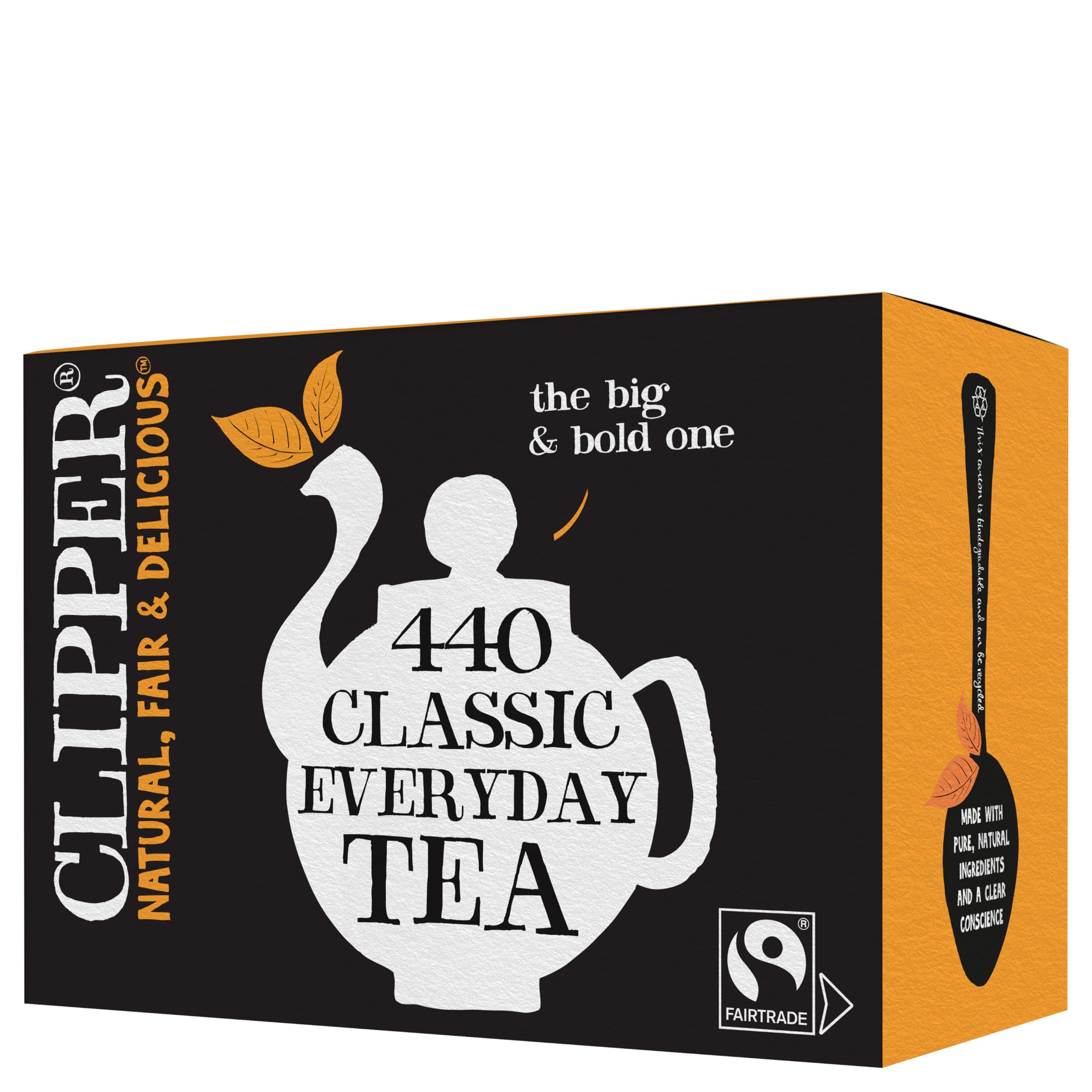Clipper Fairtrade Everyday One Cup Teabags (440 Teabags) 11