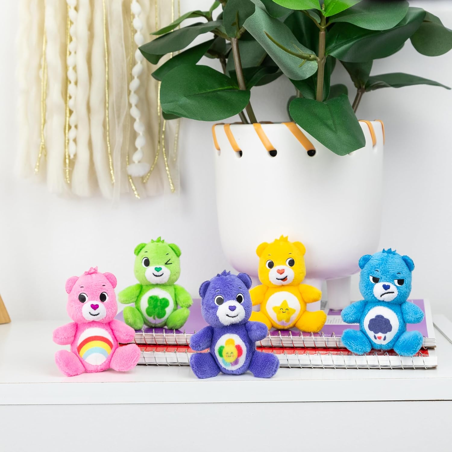 Care Bears Micro Plush 5-Pack - Collectible Mini Plush Toys for Kids 6