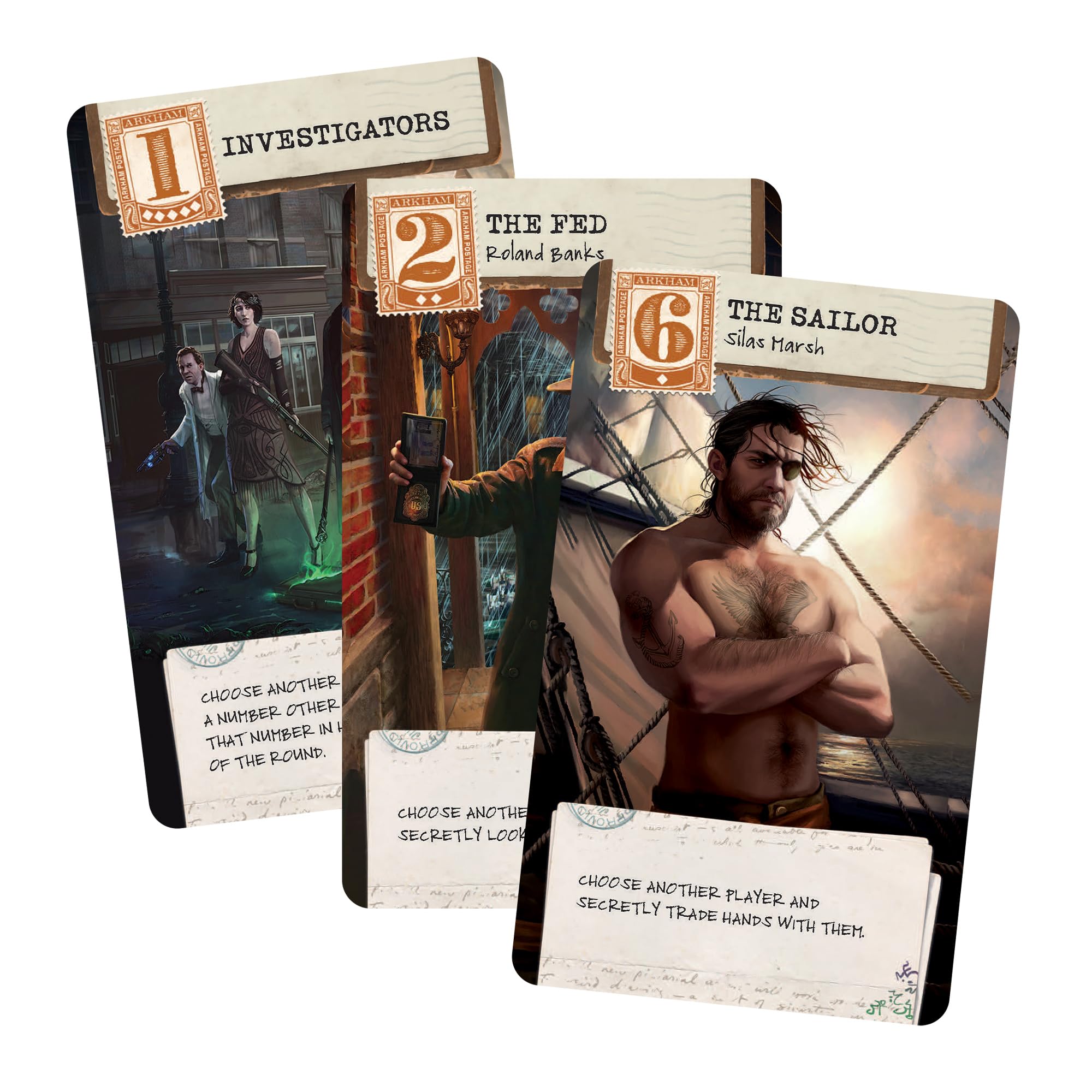 Z-Man Games Arkham Horror: The Lovecraft Letter Card Game 3