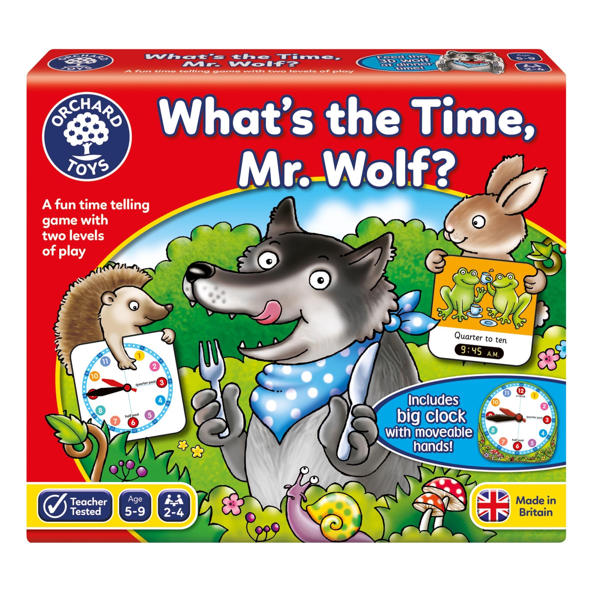 Orchard Toys What's the Time, Mr Wolf? Board Game