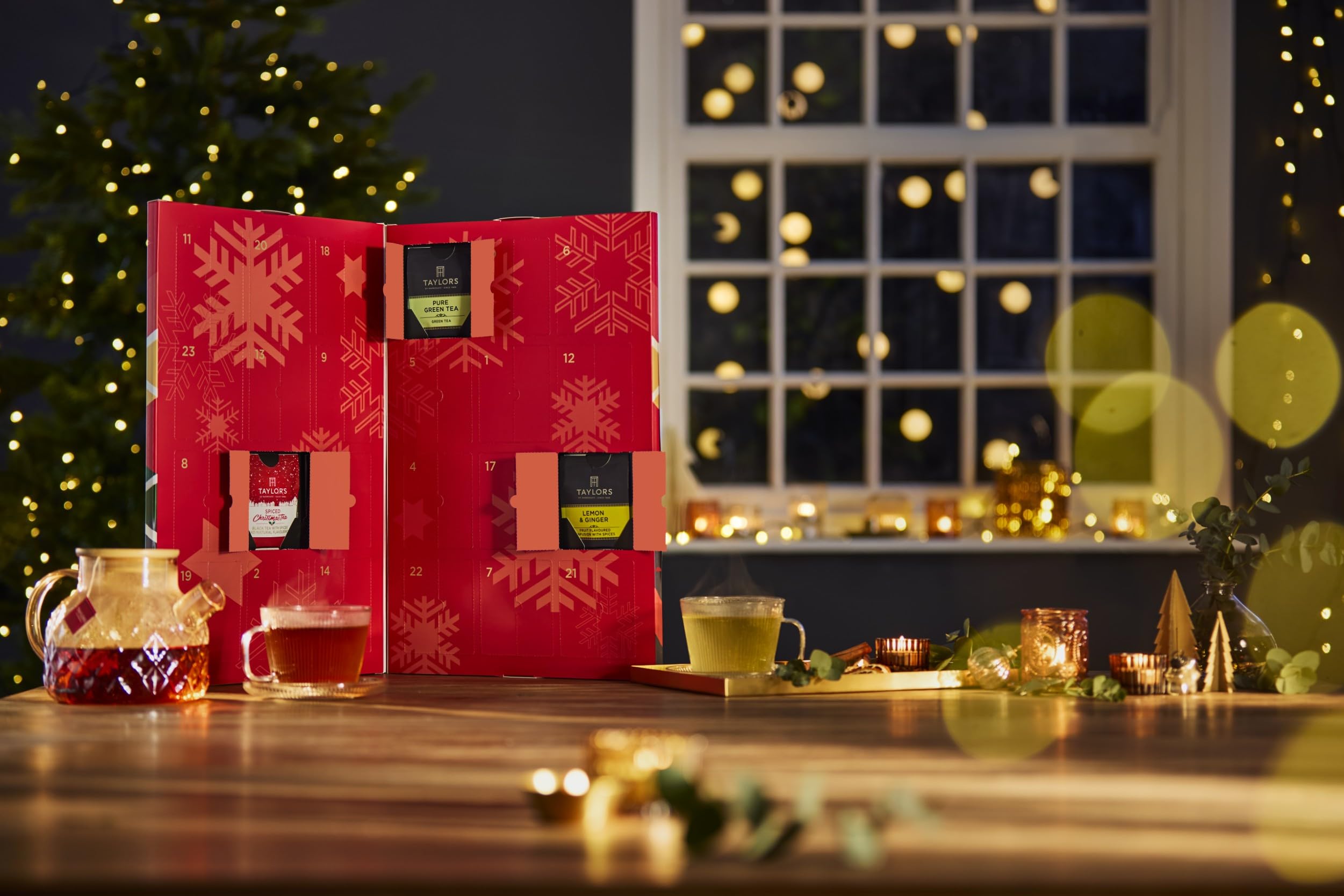Taylors of Harrogate Assorted Speciality Teas Advent Calendar 2025 - 24 Flavours with 48 Tea Bags 9