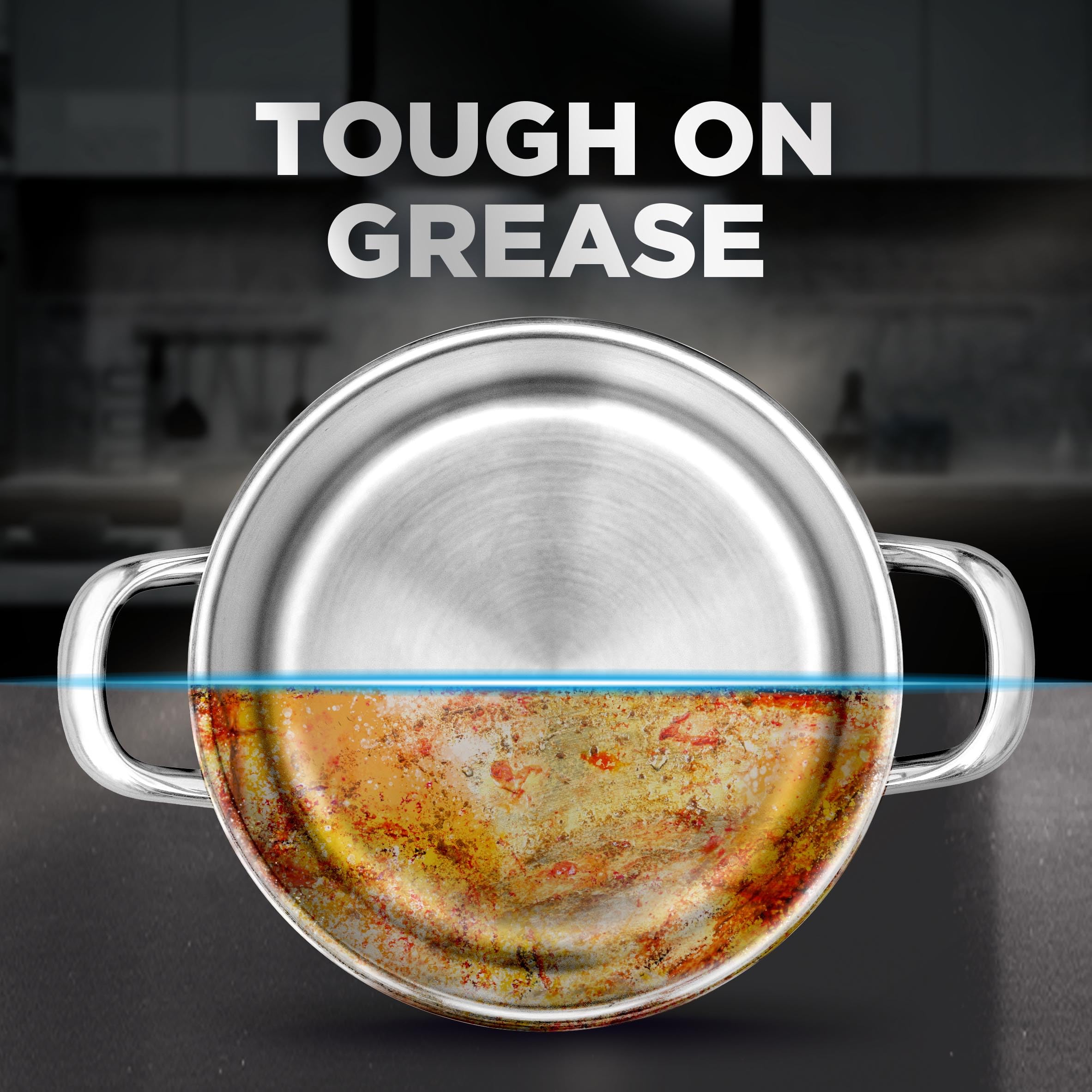 Finish Ultimate Dishwasher Tablets, 55 Count - Fresh Scent with Protector Shield Technology 5