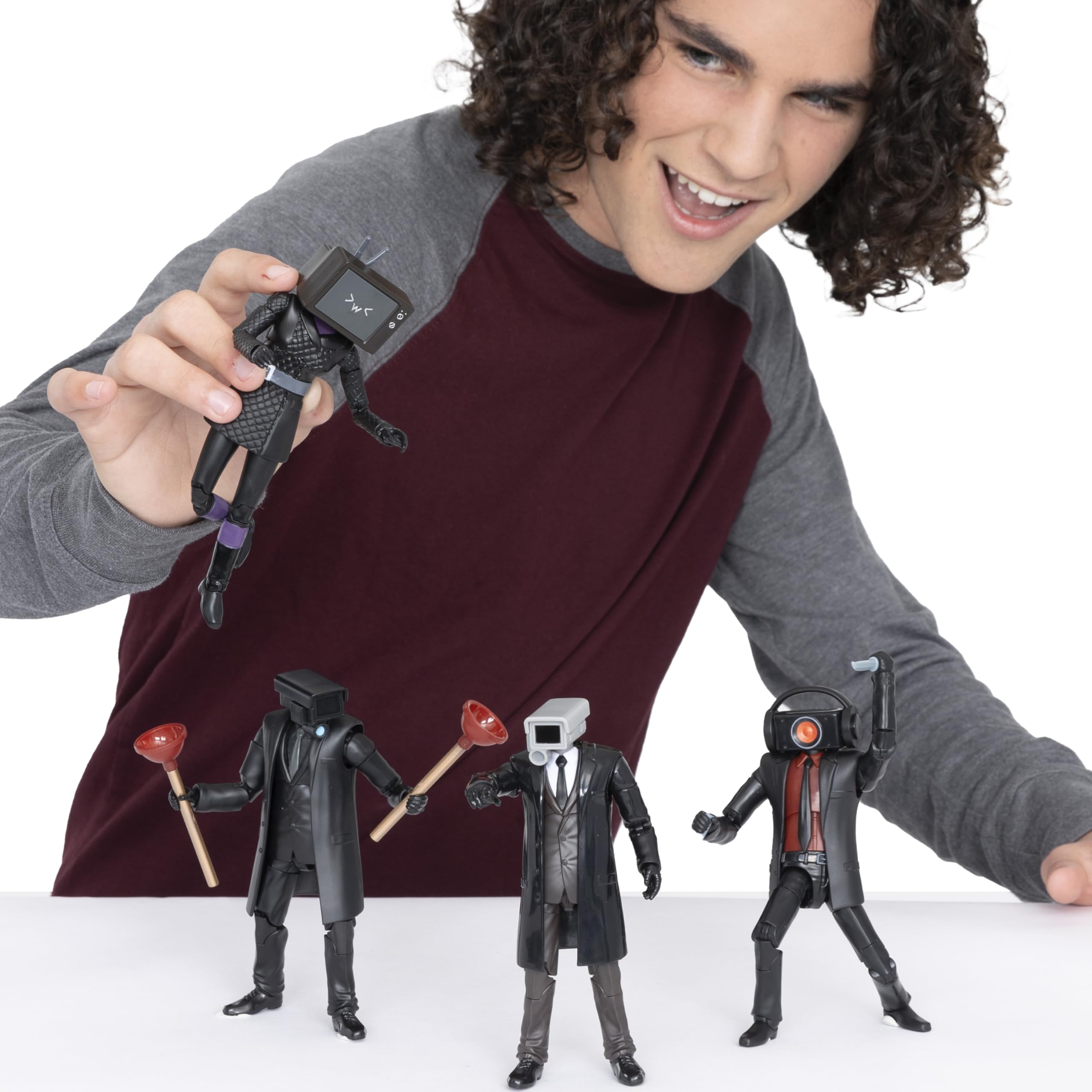 Skibidi Toilet Deluxe Figure - Dark Speakerman 6" Collector Series Action Figure 6