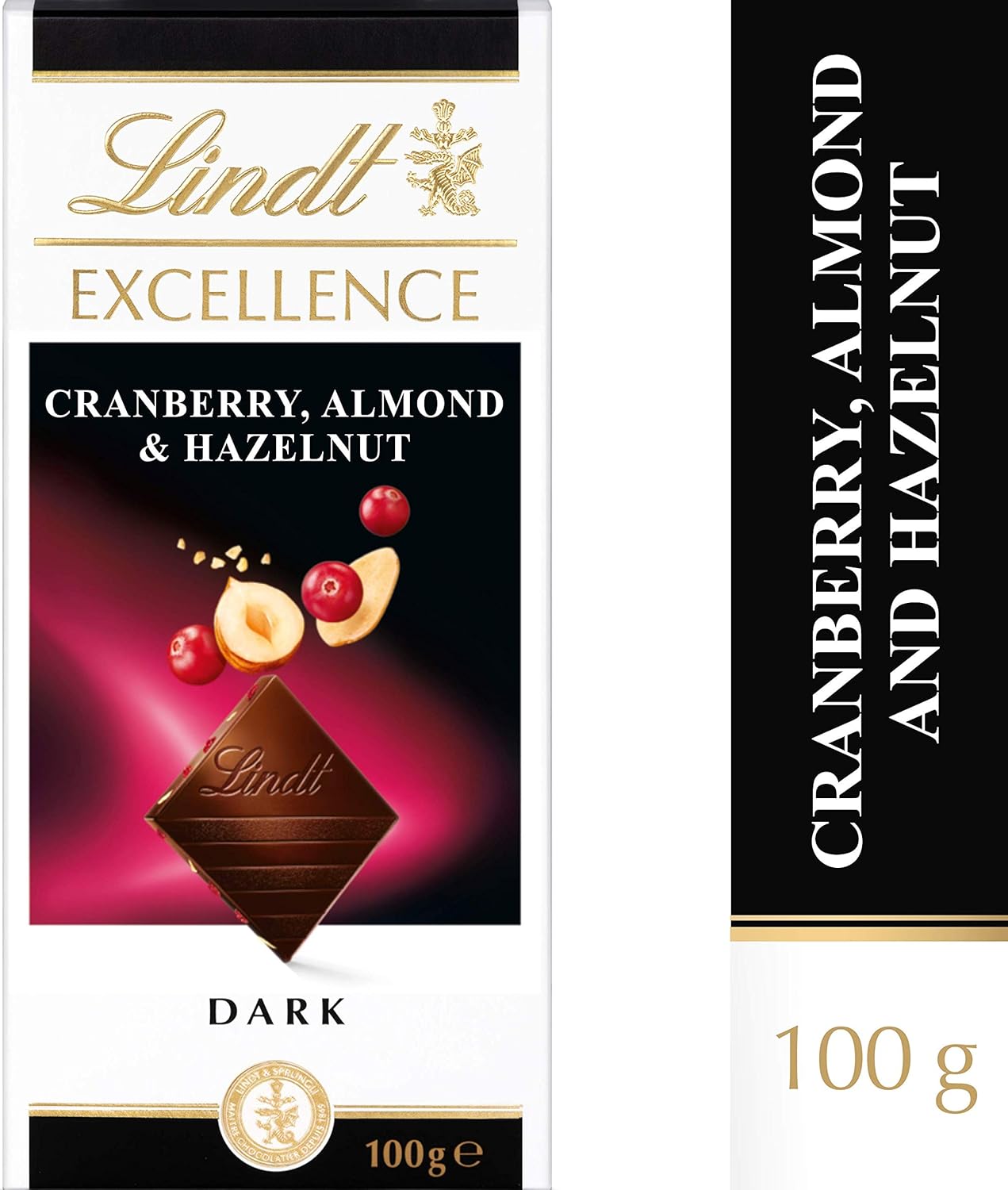 Lindt Excellence Dunkle Schokolade mit Cranberry, Mandel &amp; Haselnuss – 100g 9