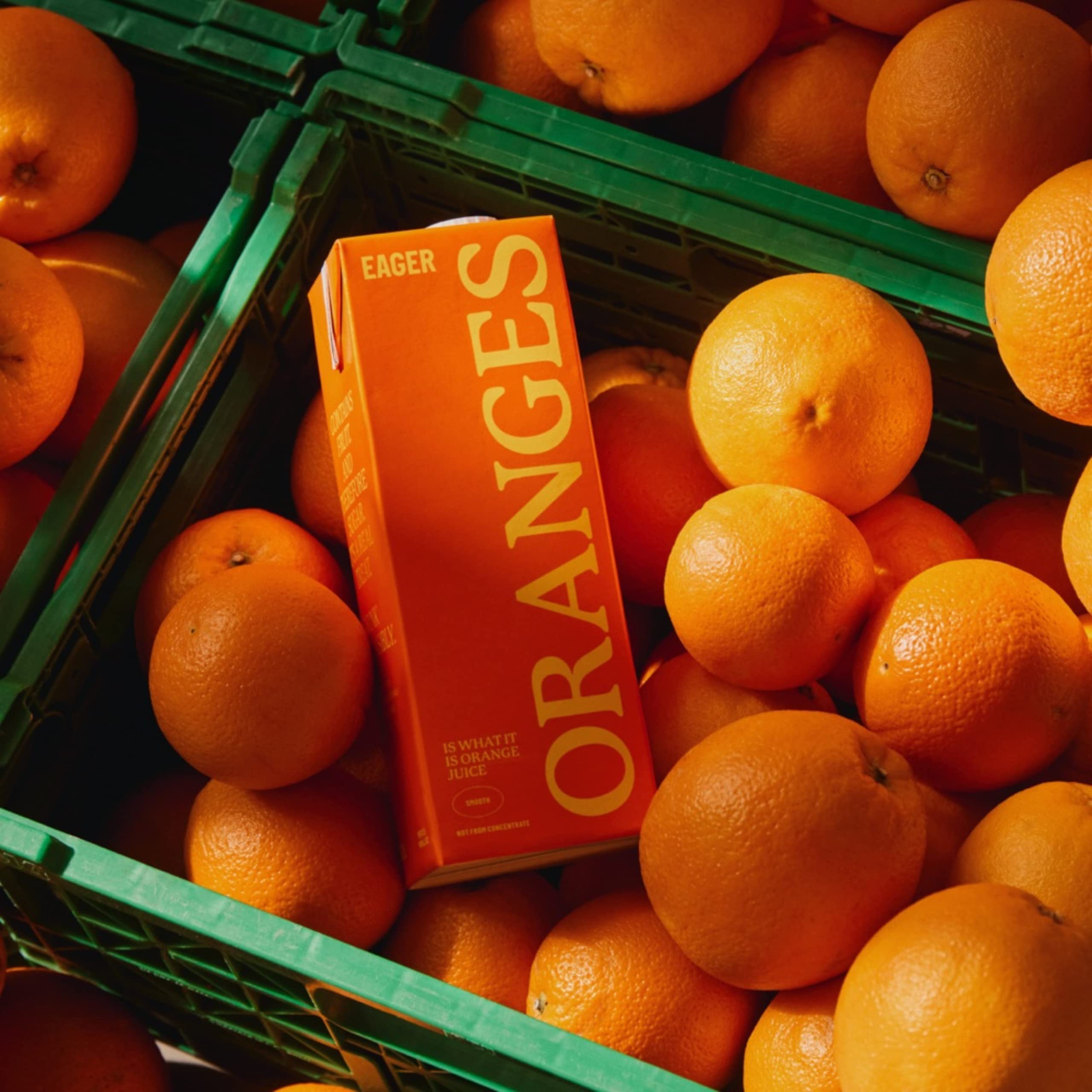 Eager - Smooth Orange Juice 100% Squeezed, No Bits, 1 Litre 9