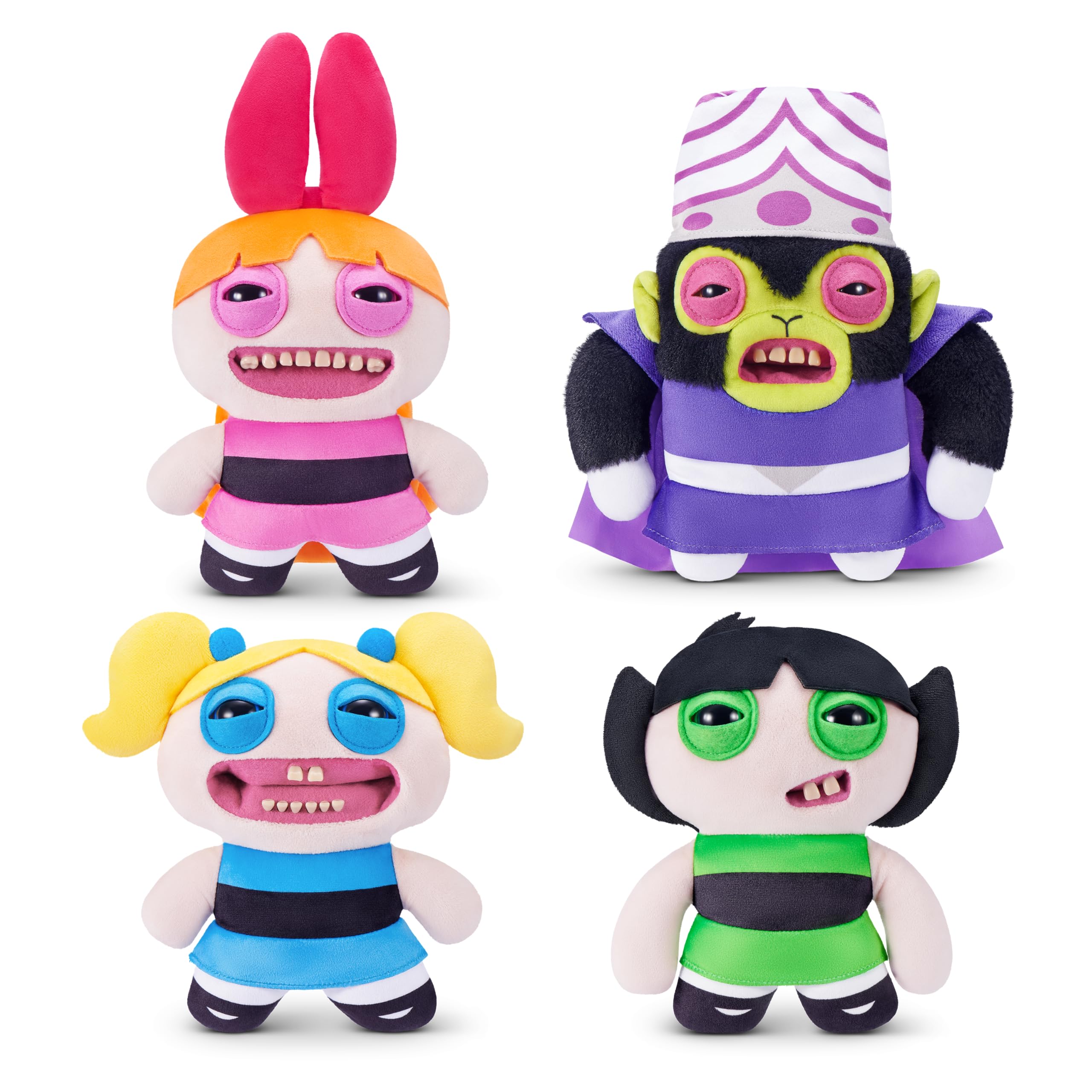 Fuggler Powerpuff Girls Mojo Jojo 9-Inch Plush Toy by ZURU | Polyester | Unisex