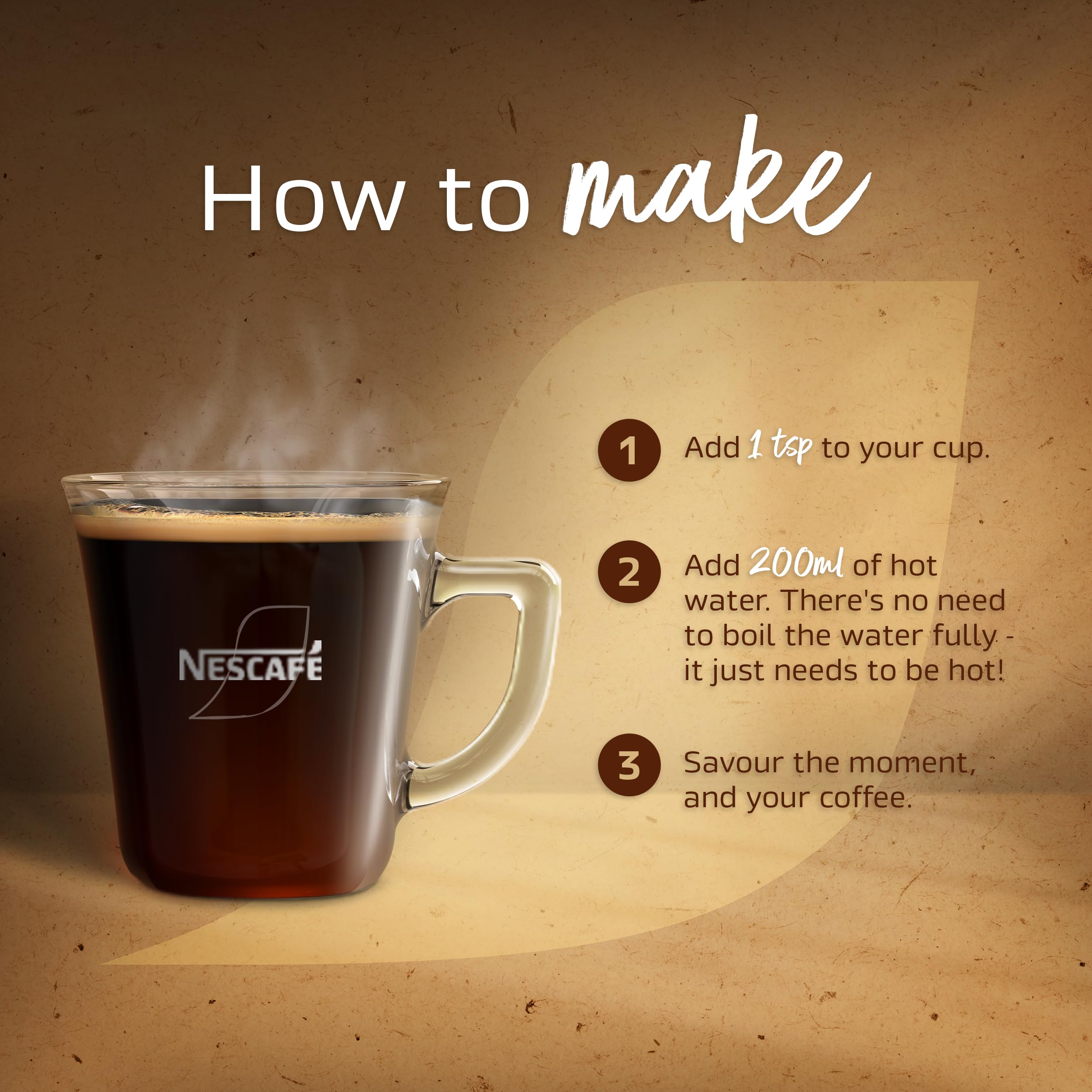 NESCAFÉ Gold Blend Intense Premium Instant Coffee, Dark Roasted Arabica, 200g 4