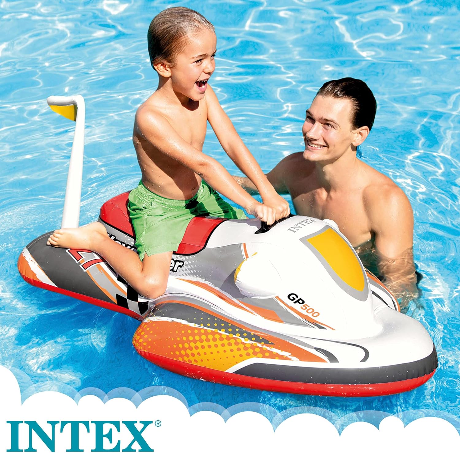 Intex Wave Rider Ride-On - Inflatable Water Toy for Kids 3+ 8