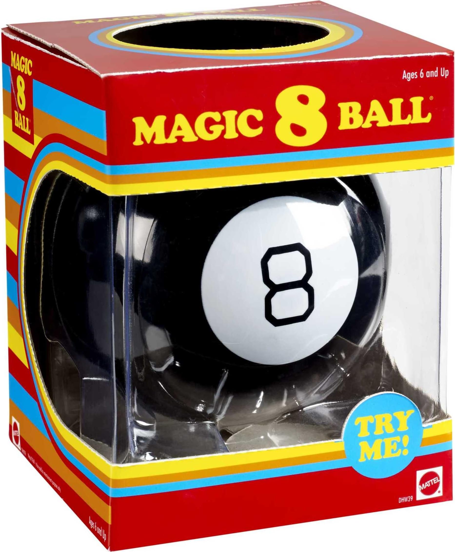 Mattel Magic 8 Ball Novelty Fortune-Telling Toy - Ages 6-144 | Multicolor Plastic 3
