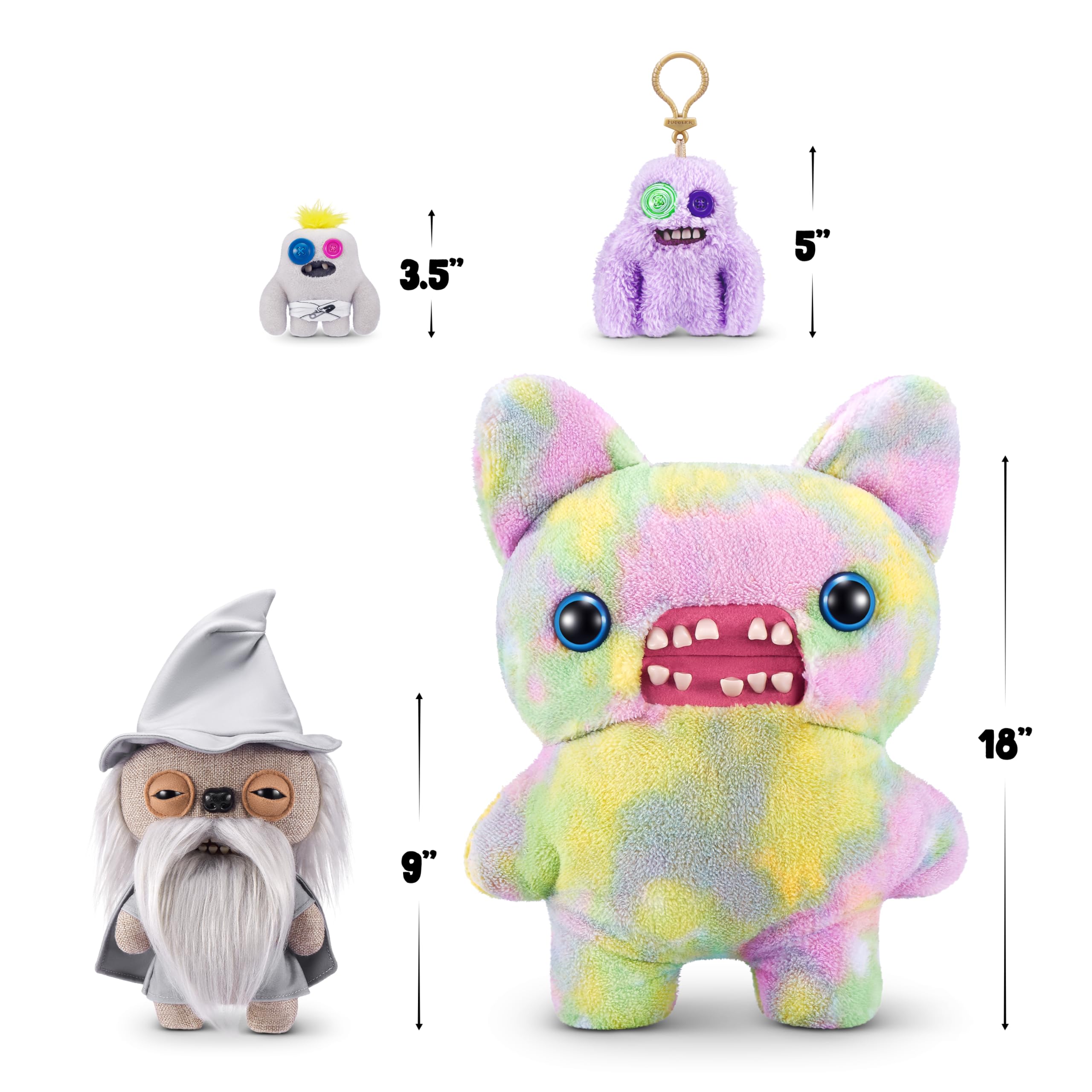 Fuggler Lord of the Rings Gandalf Plush Toy - Funny Ugly Collectible for Kids and Adults, Age 4+ 4