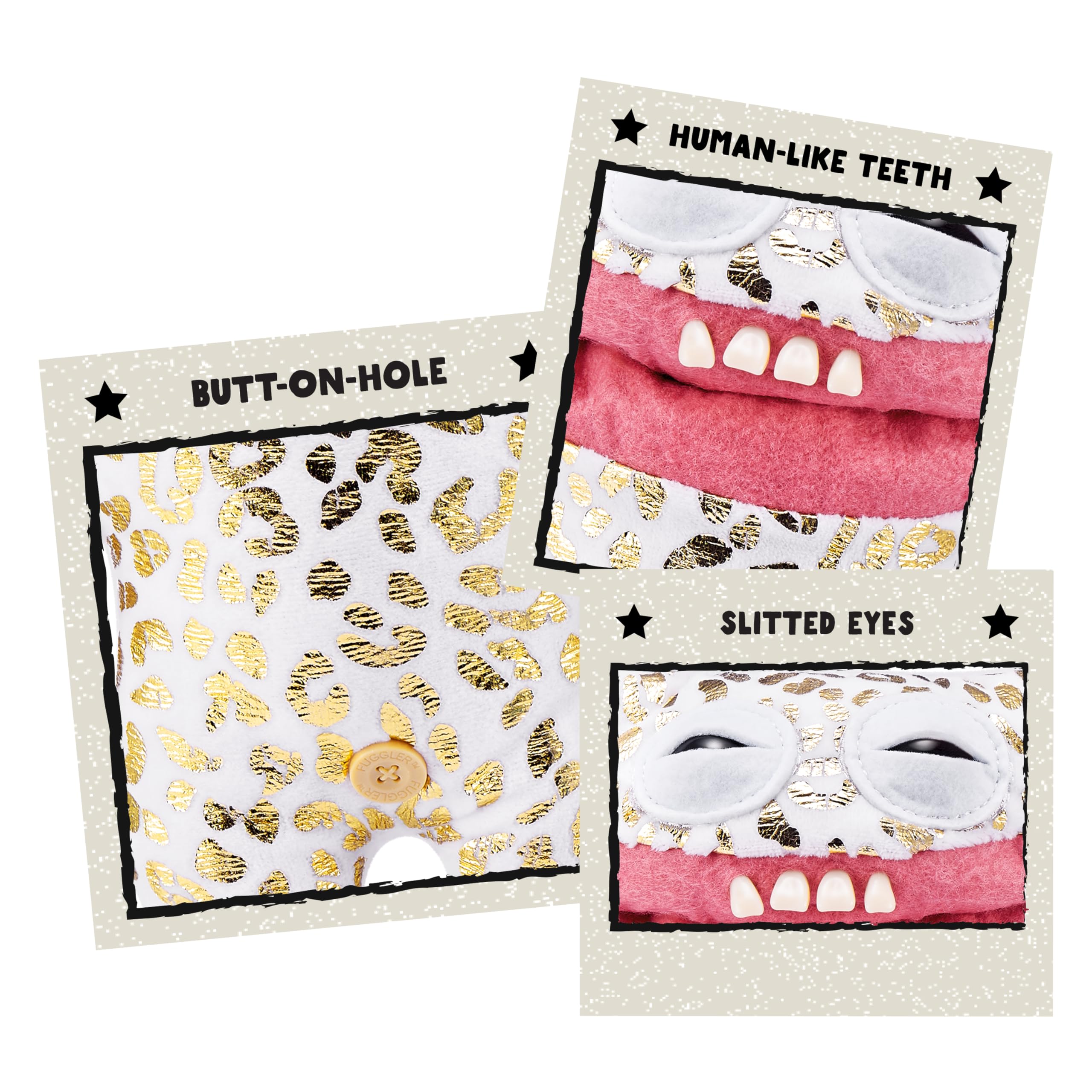 Fuggler Gold Fuggs by ZURU - Funny Ugly Monster Plush Collectible Toy 13