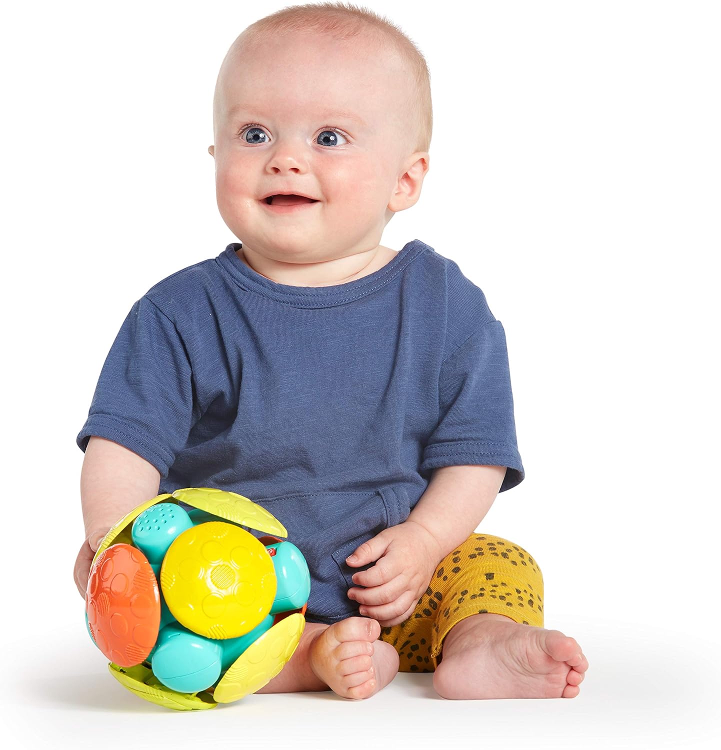 Bright Starts Wobble Bobble Ball - Interactive Chase Toy for Babies 8