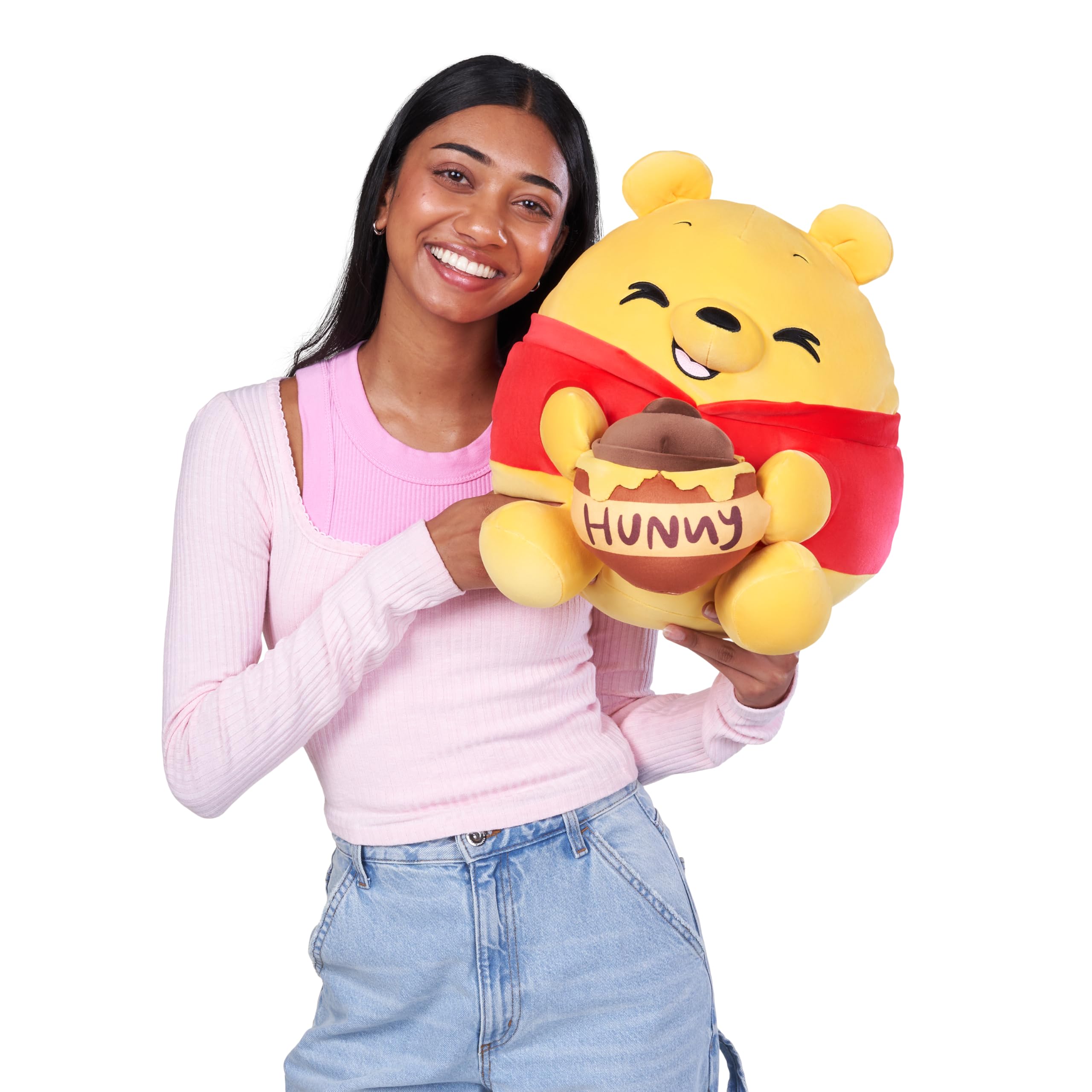 Snackles Disney 14-inch Plush - Winnie the Pooh by ZURU, Soft Stuffed Animal with Snack 5