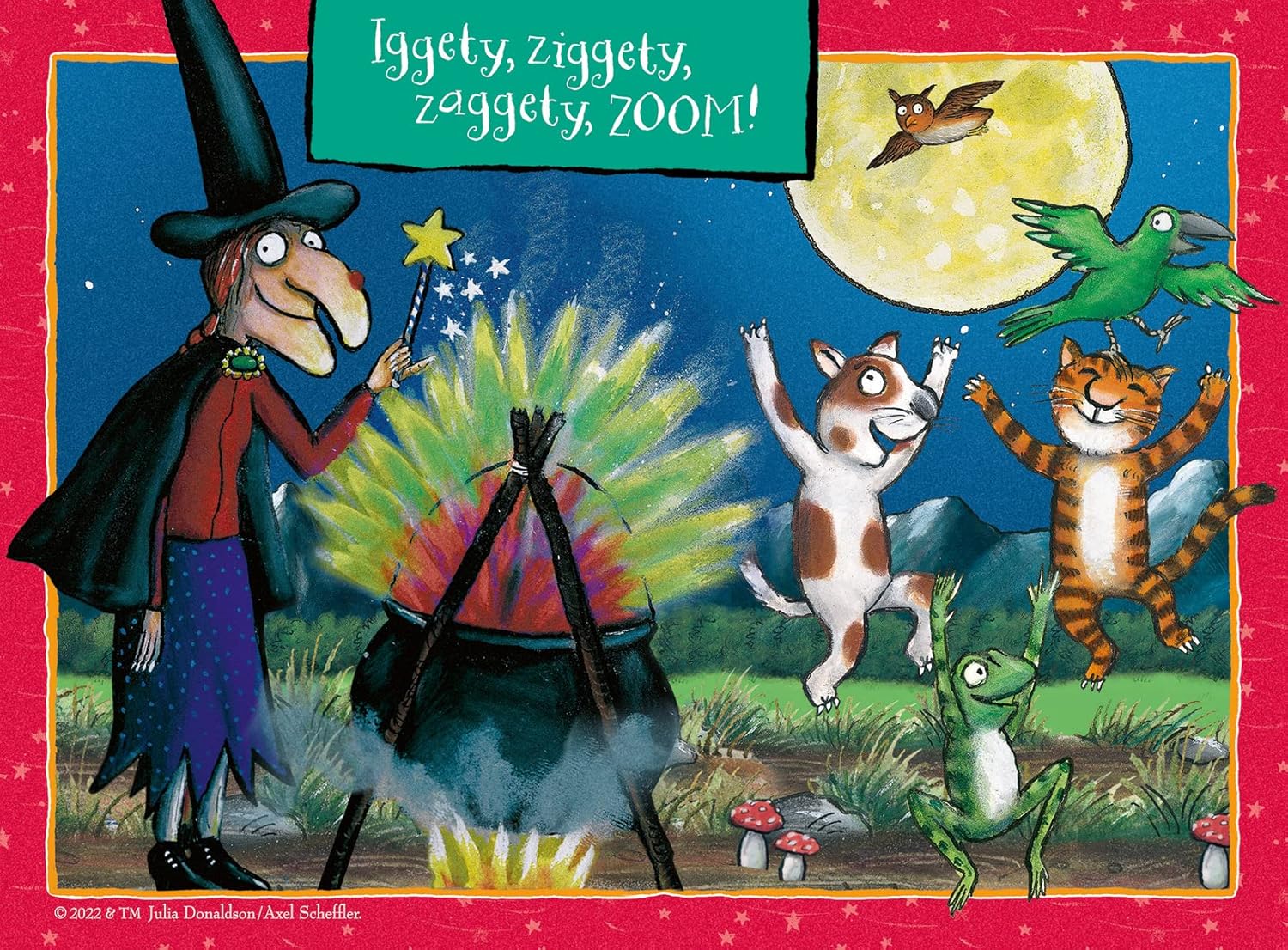 Ravensburger Room on the Broom 4-in-a-Box Jigsaw Puzzles for Kids 3+ 10