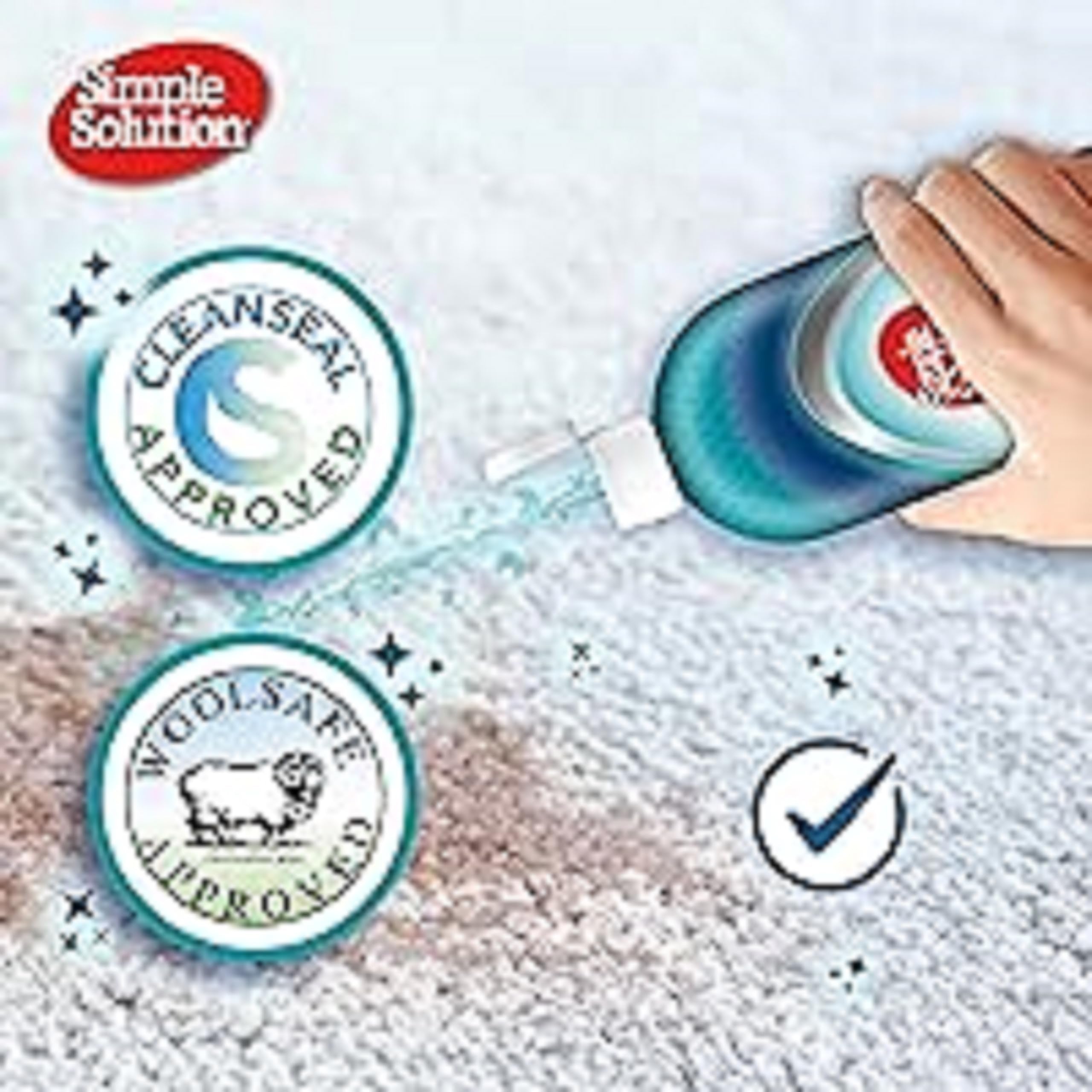 Simple Solution Pet Stain and Odour Remover - Pro-Bacteria Formula, Vanilla Scent, 1 Litre 4