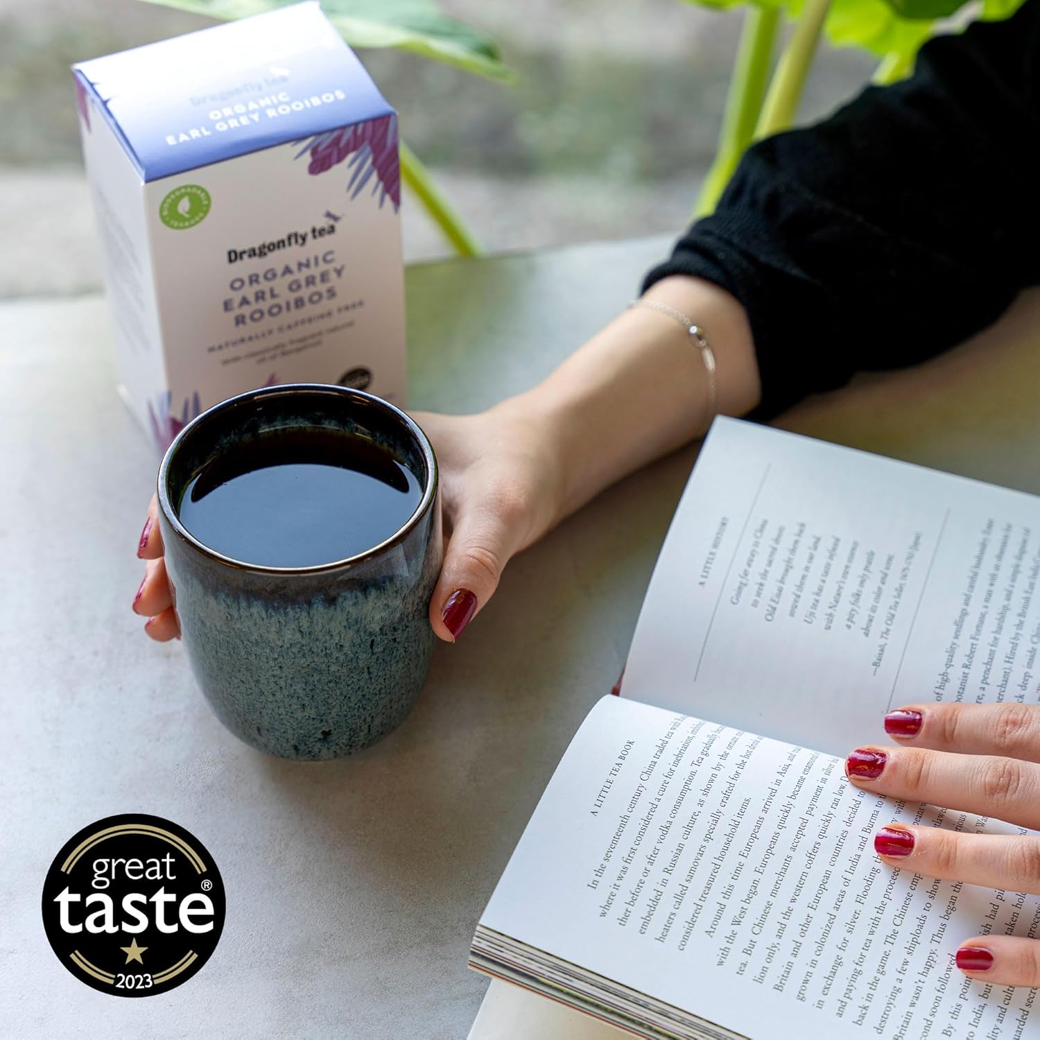 Dragonfly Earl Grey Rooibos Tea | Organic Caffeine-Free Tea | Pack of 160 Bags (4 x 40) 6