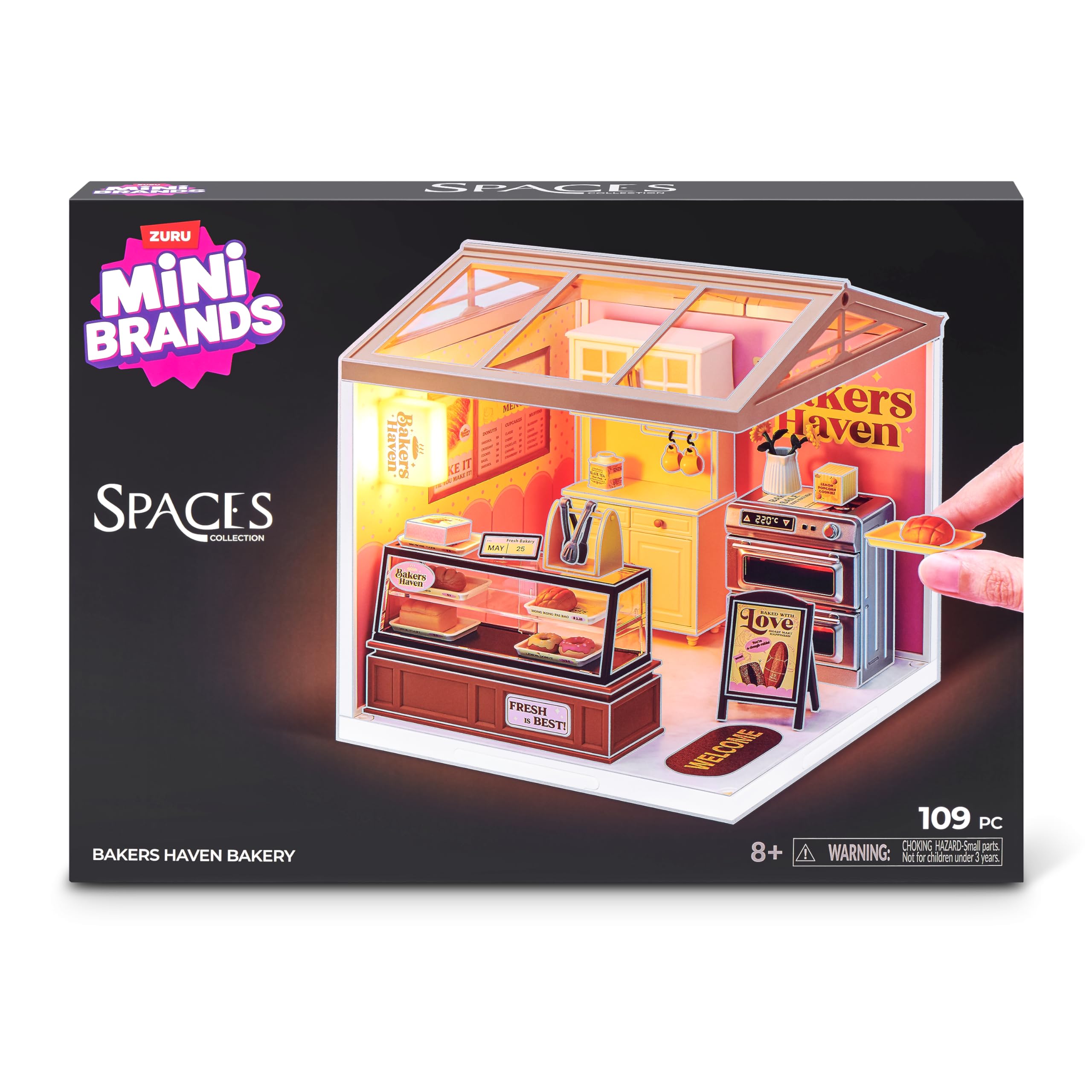 Mini Brands Spaces Bakers Haven - Build Your Own Mini World | Plastic | Ages 3+ 7