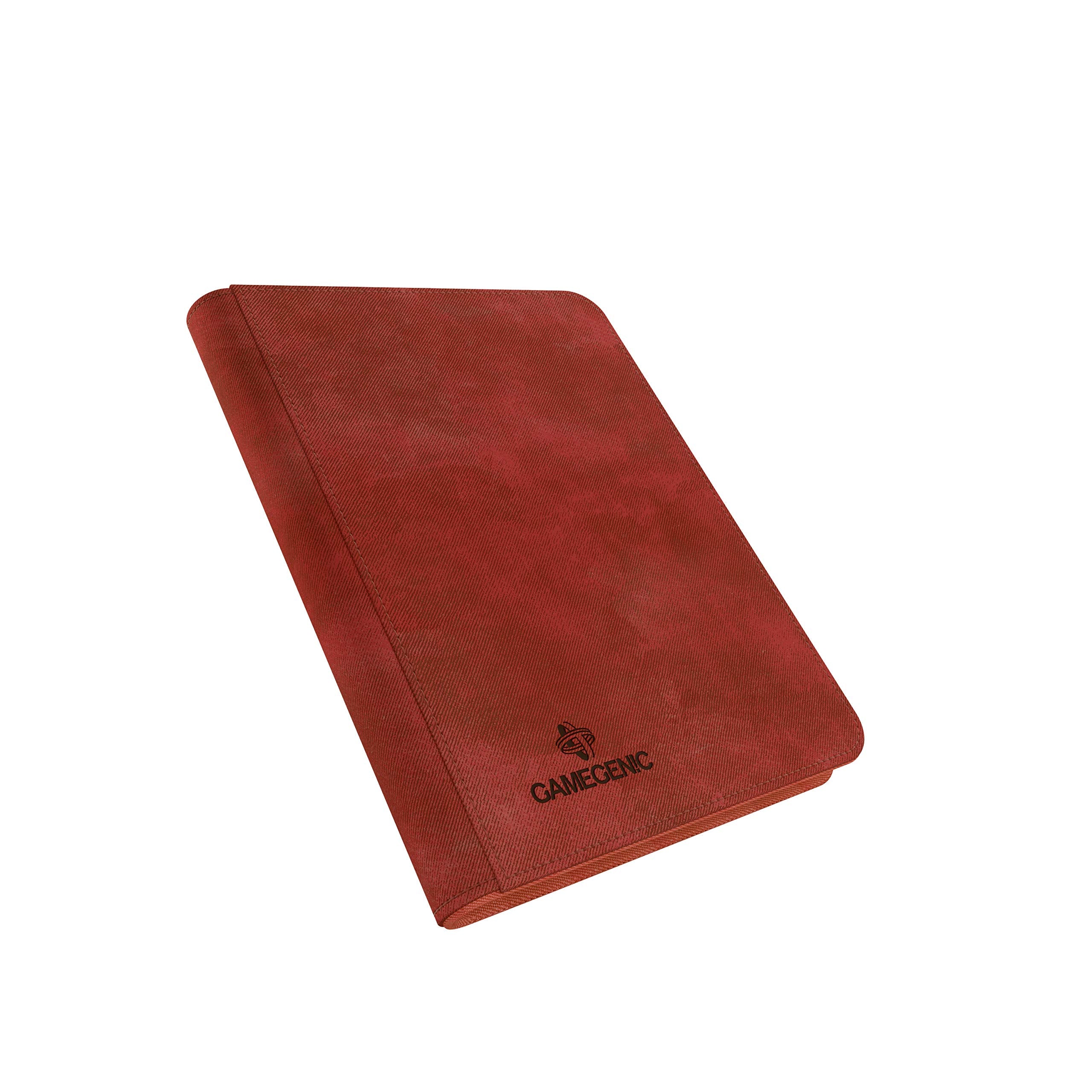 Gamegenic Zip-Up Album - 8-Pocket Pages, Red | Holds 160 Sleeved Cards | Rigid Cover 3