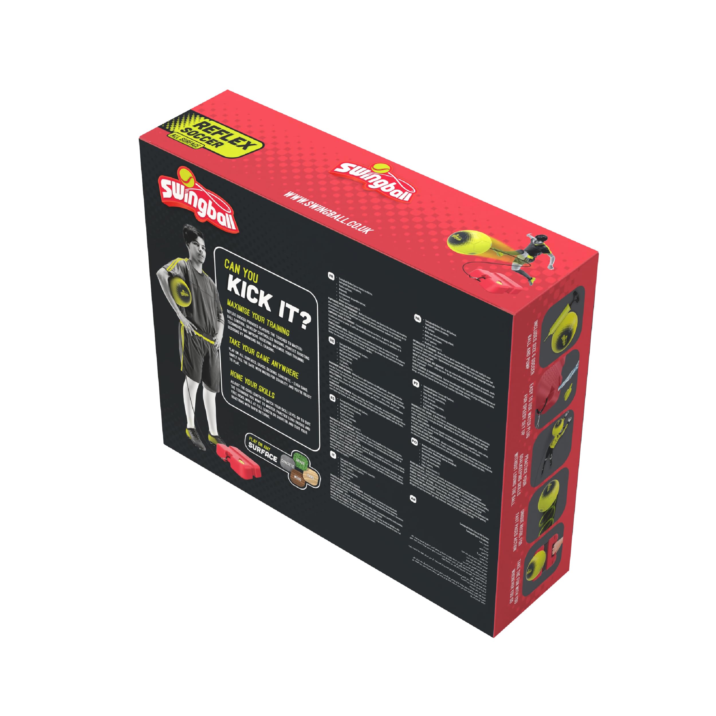 Swingball Reflex Soccer Trainer - All Surface Football Game for Kids Ages 6+ 8