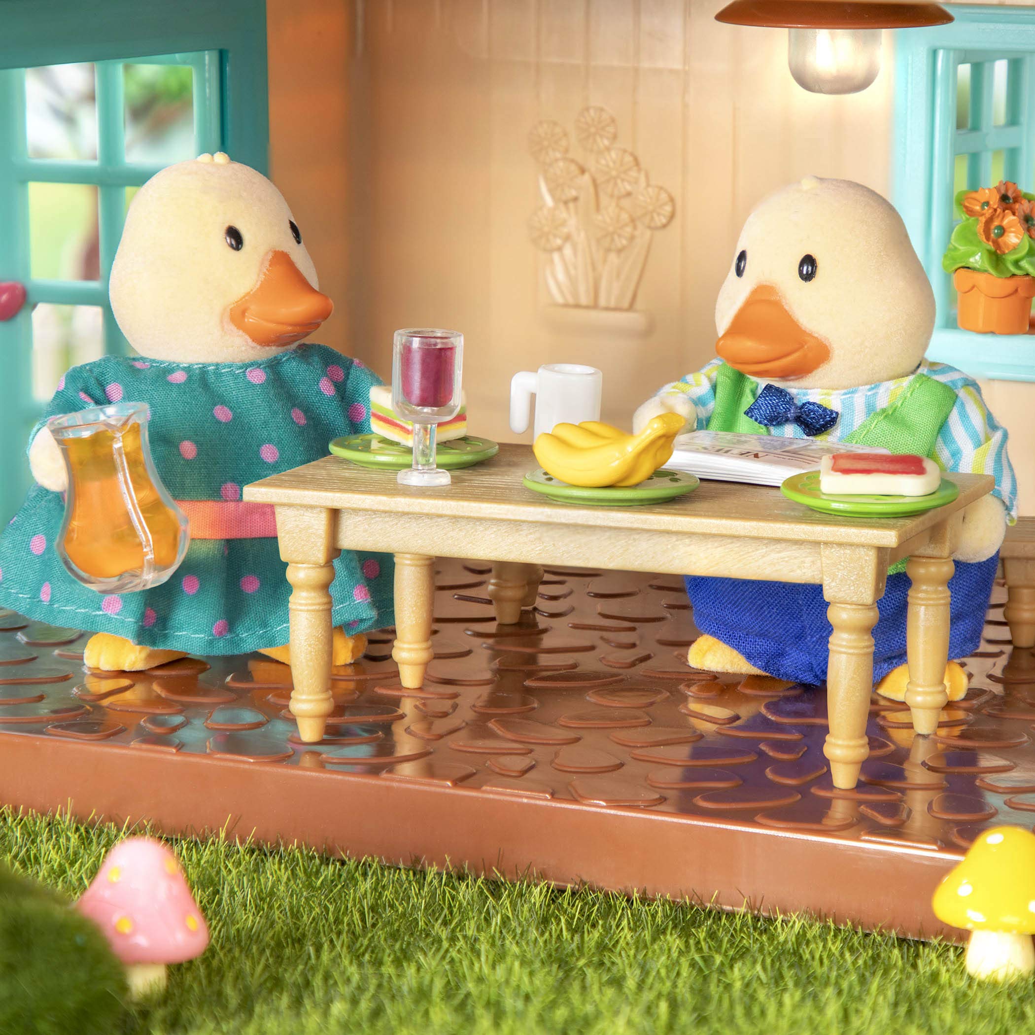 Li'l Woodzeez Quickquack Duck Family – 5pc Set with Miniature Figurines & Storybook – Imaginative Play for Kids 3+ 11