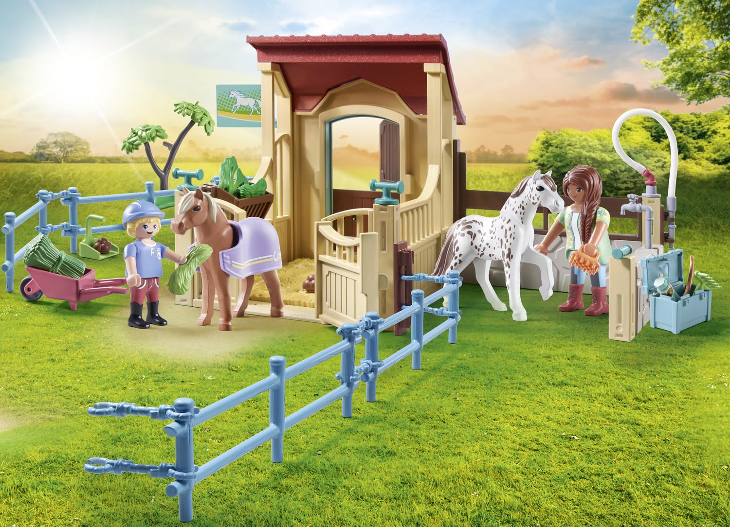 Playmobil 71494 Horses of Waterfall Riding Stable Playset - Ages 4+ 7