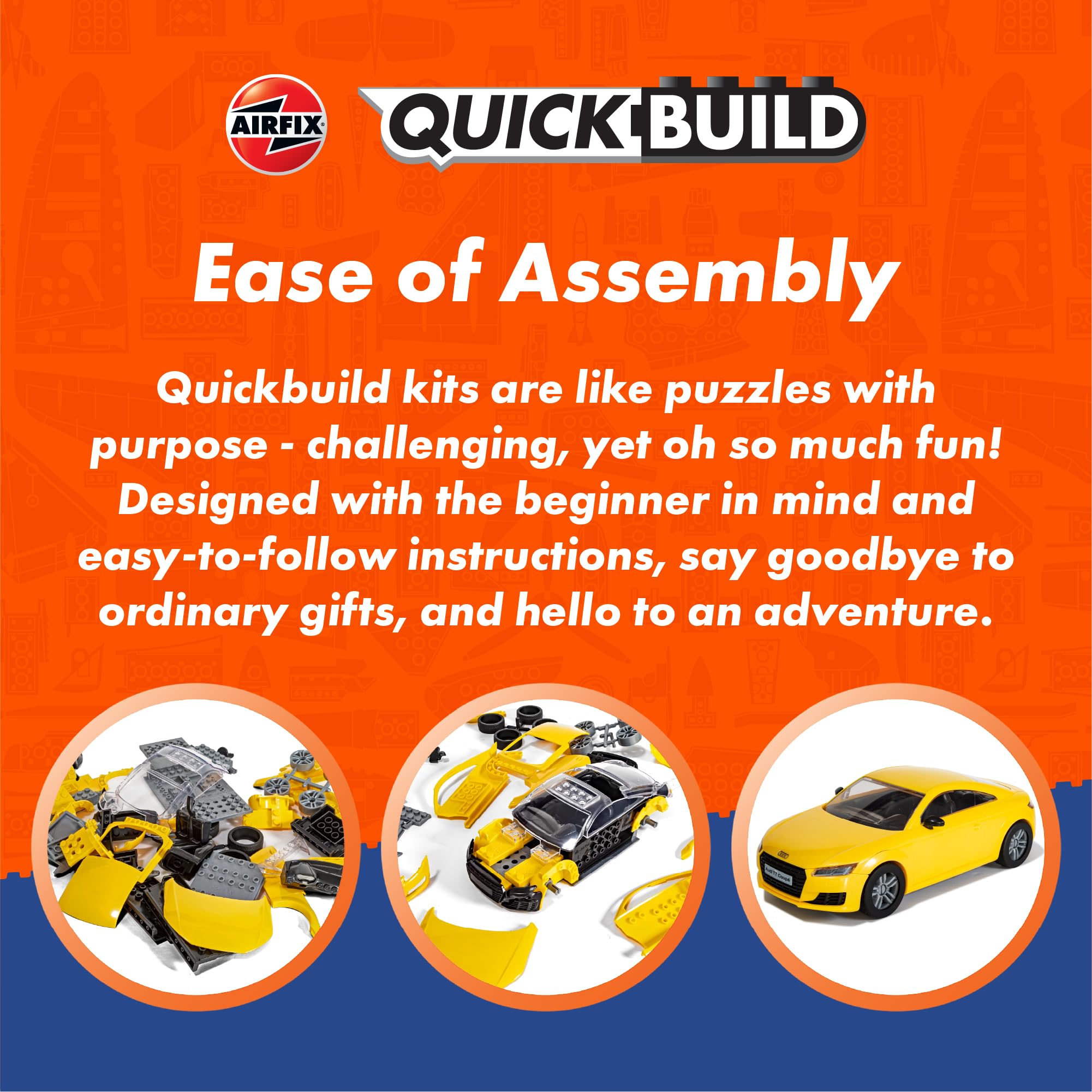 Airfix Quick Build Spitfire Modellbausatz J6000 – Zusammensteckbares Flugzeugmodell aus Kunststoff für Kinder ab 8 Jahren 8