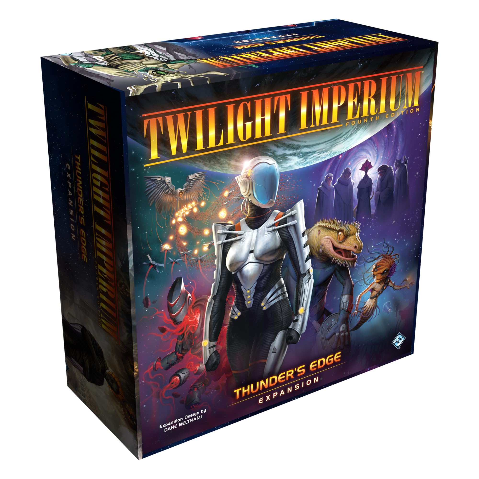 Asmodee Twilight Imperium: Thunder's Edge Expansion for 4th Edition Board Game | 3-8 Players | 240 Min