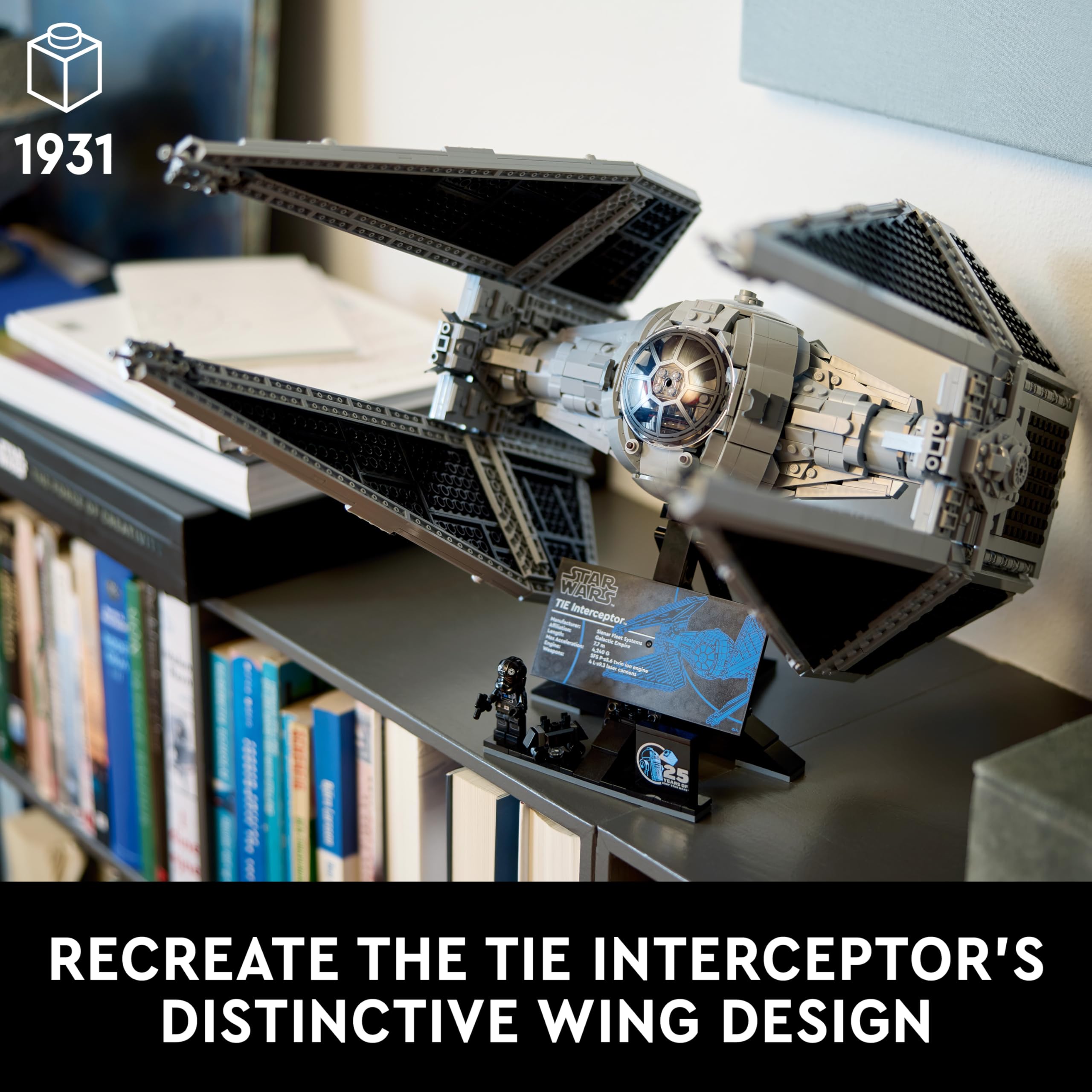 LEGO Star Wars TIE Interceptor UCS Vehicle Building Set 75382 | Ages 18+ 3