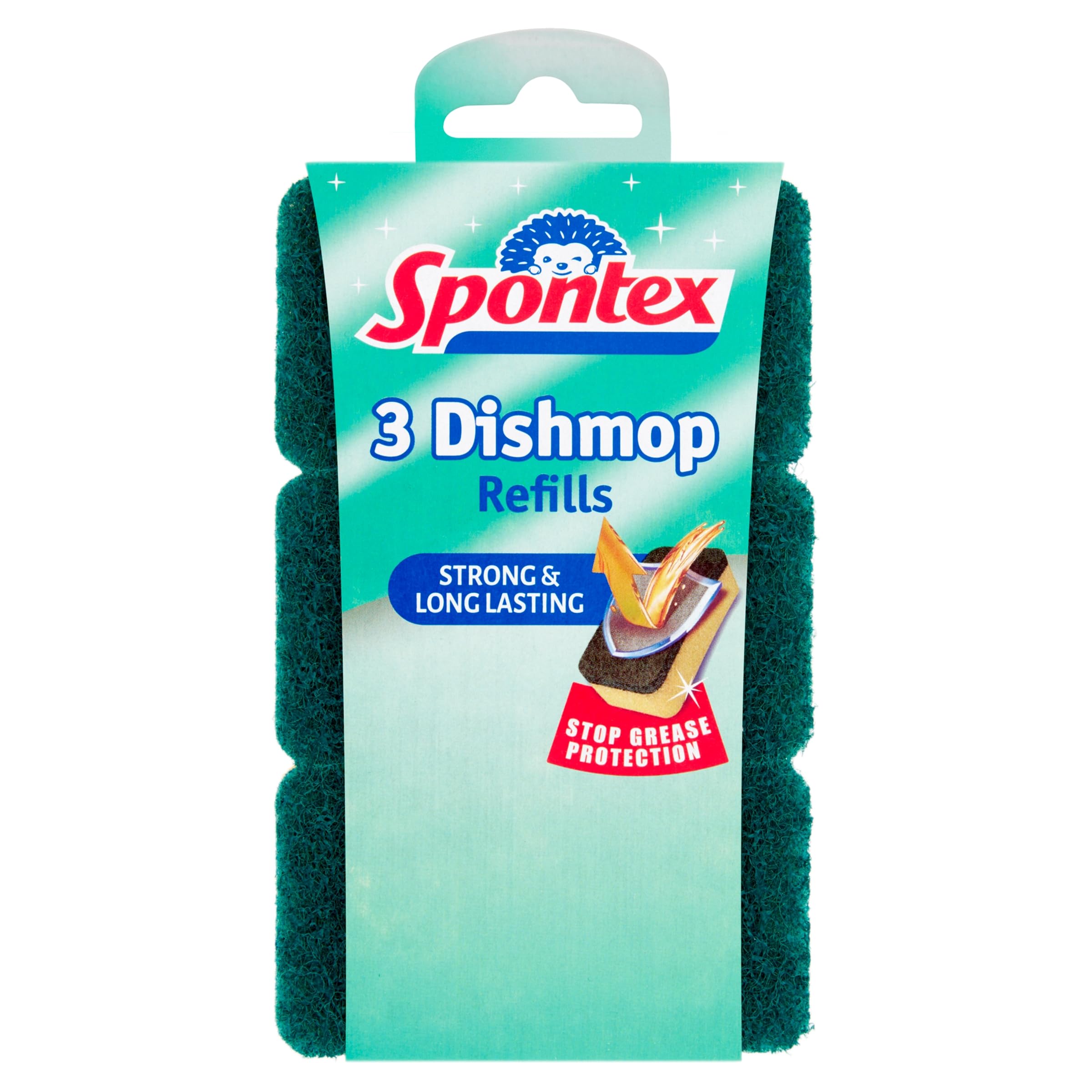 Spontex - Dishmop Refills Replacement Sponge Heads for Washing Up Brush 9