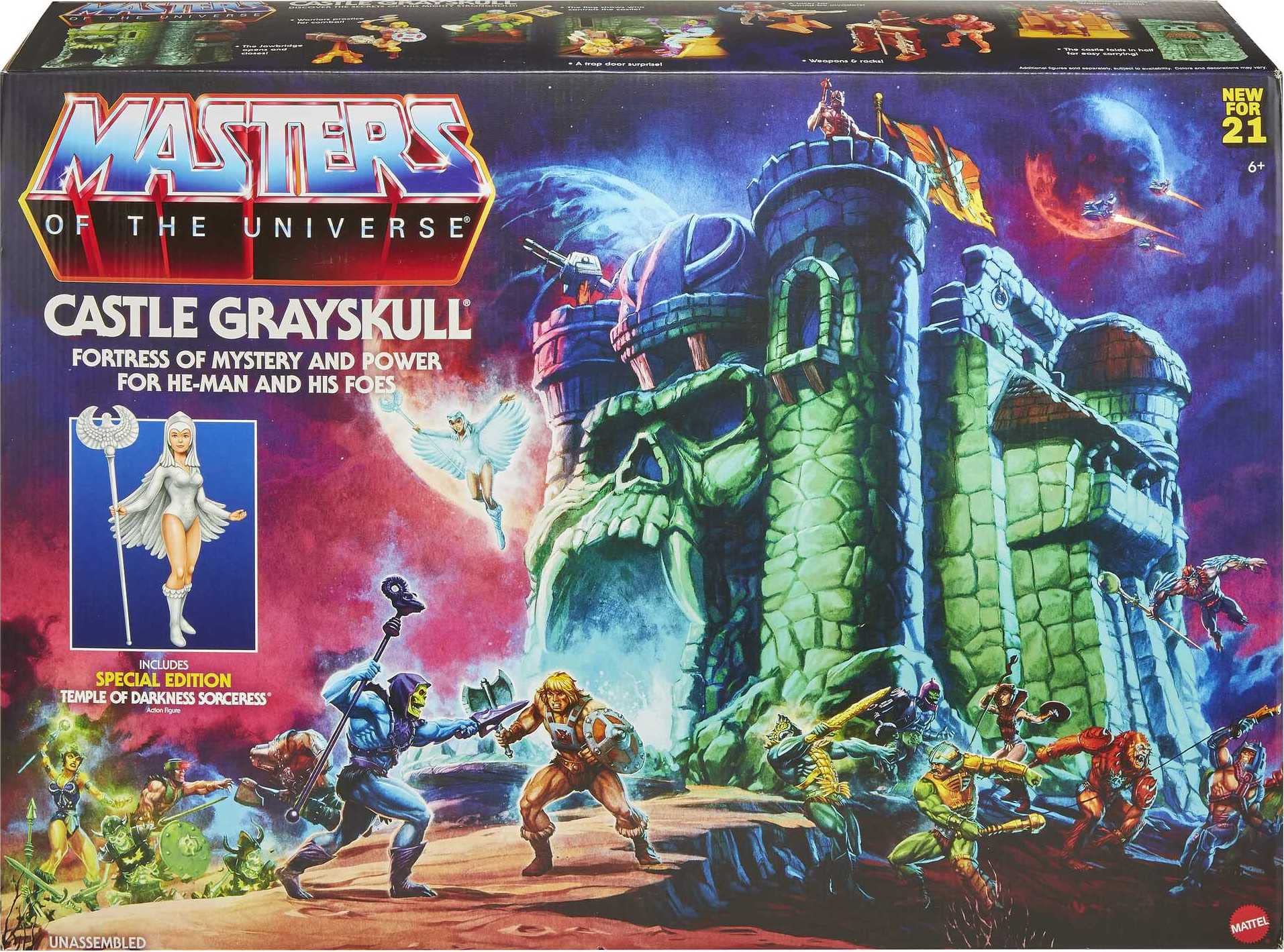 Masters of the Universe Origins Castle Grayskull Playset - Diorama-Style Action Figure Playset with Working Lift & Trap Door 9
