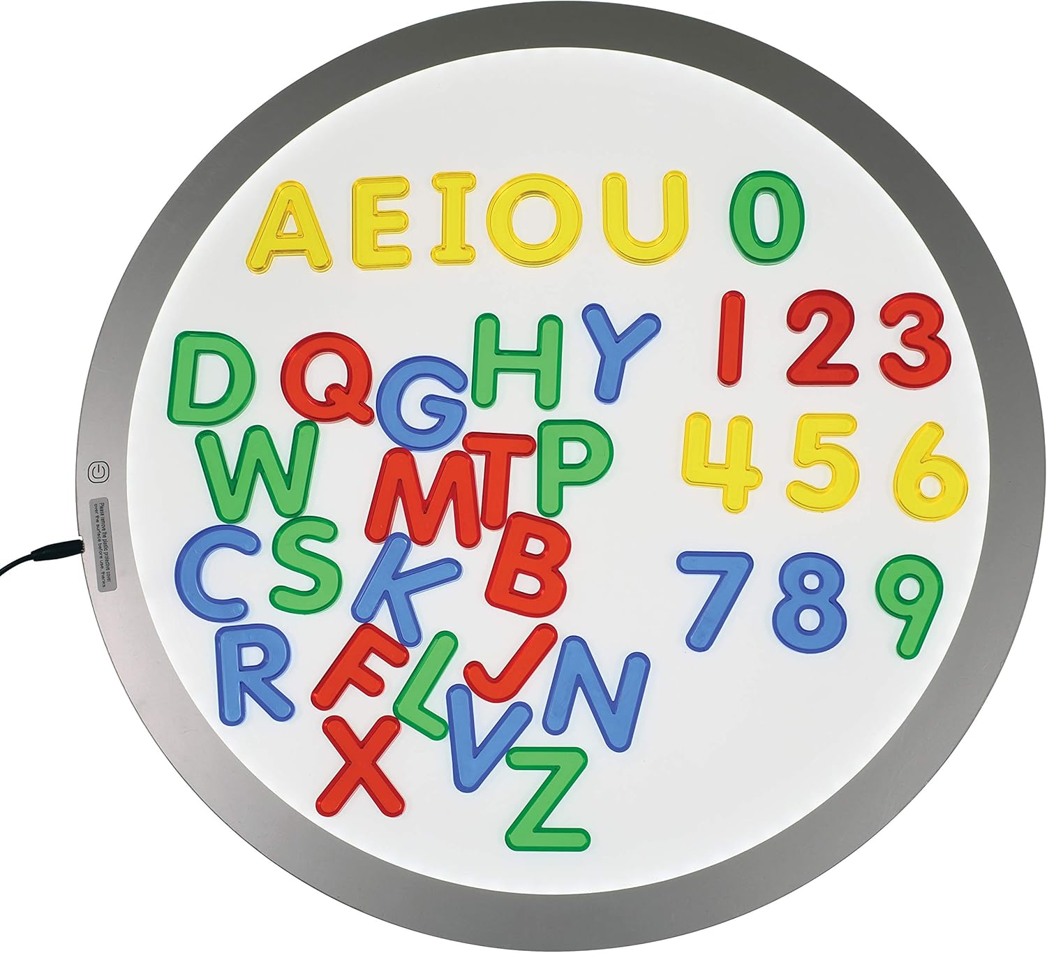 edxeducation Transparent Letters and Numbers - Mini Jar with Lid and Handle 7