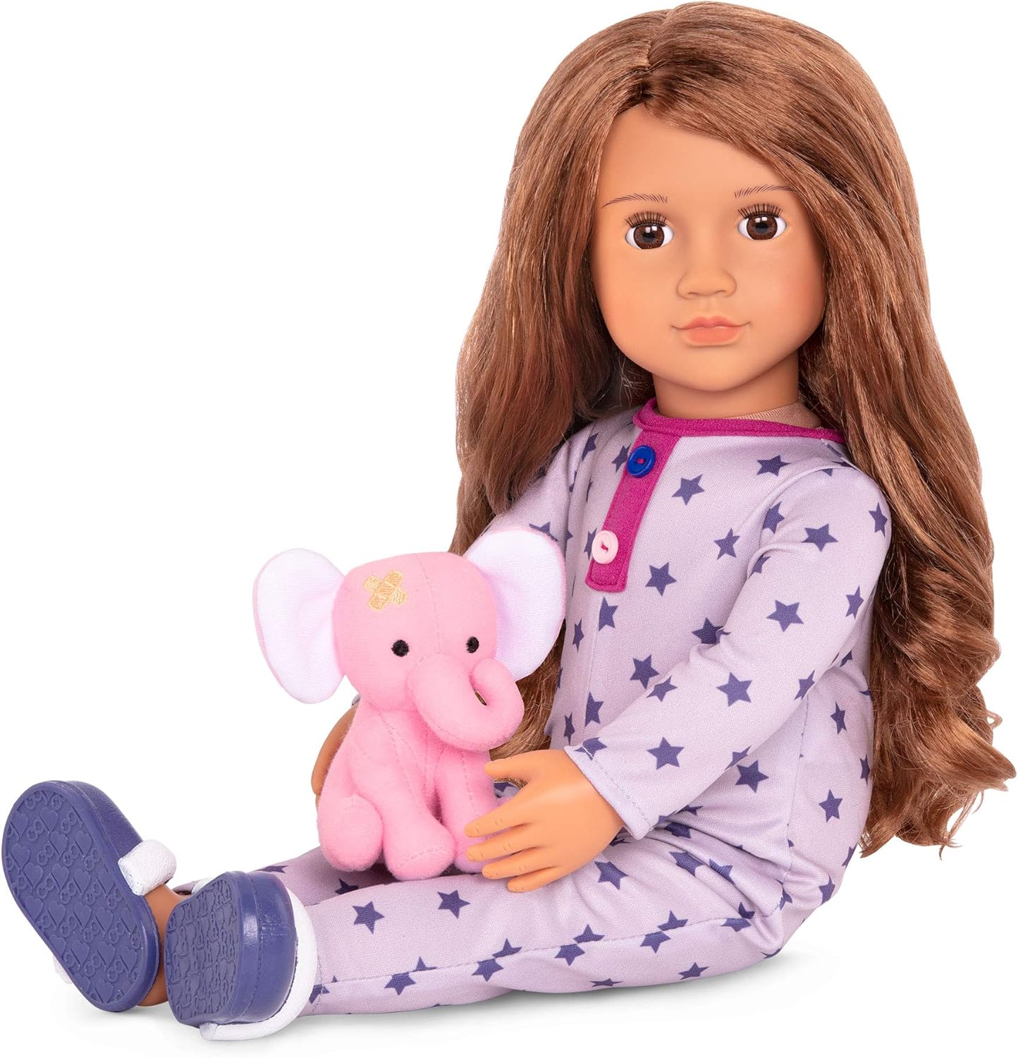 Our Generation Maria Fashion Doll - 46cm Sleepover Playset with Elephant Plush 6