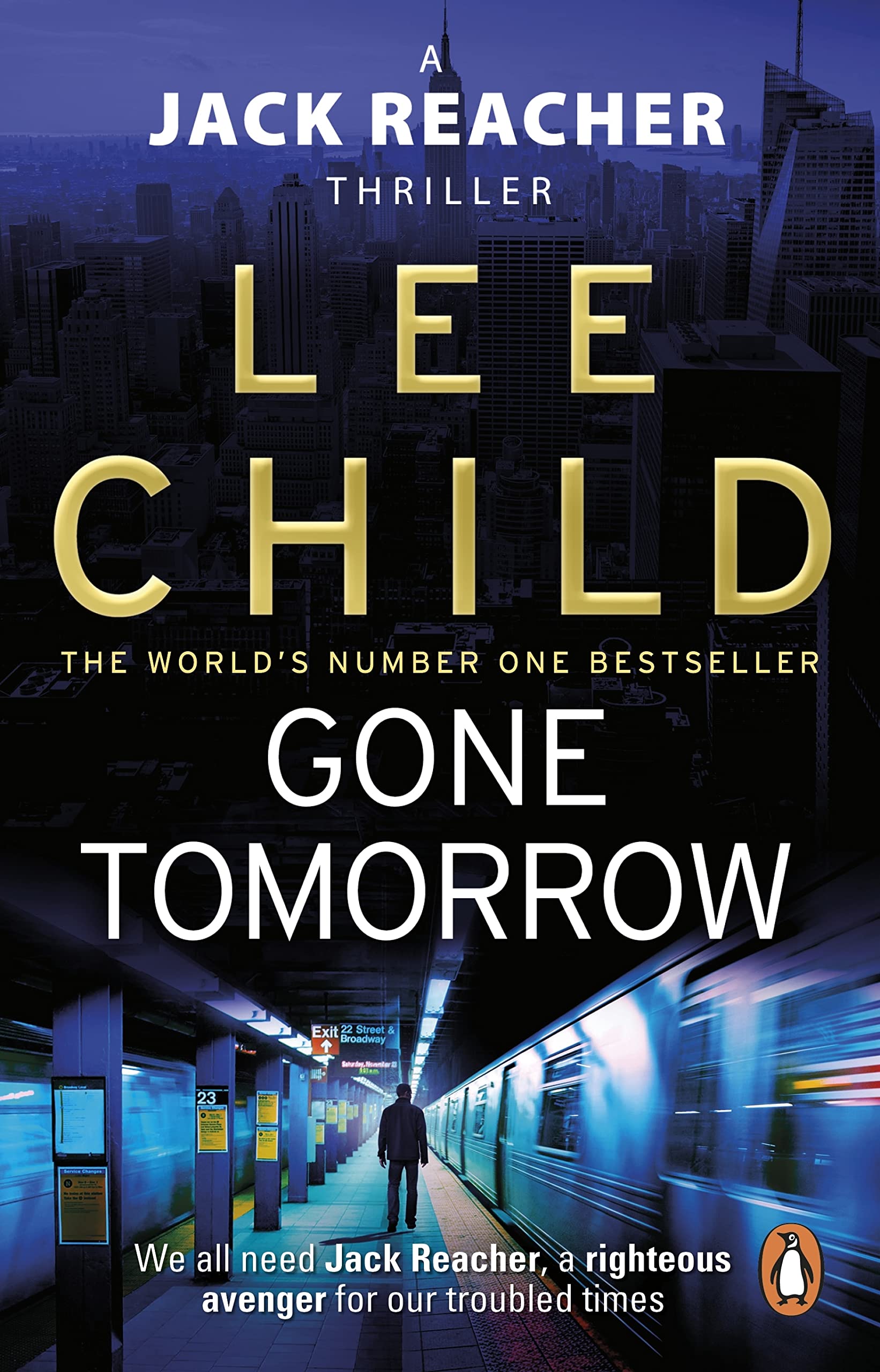 Lee Child Gone Tomorrow (Jack Reacher #13) Paperback