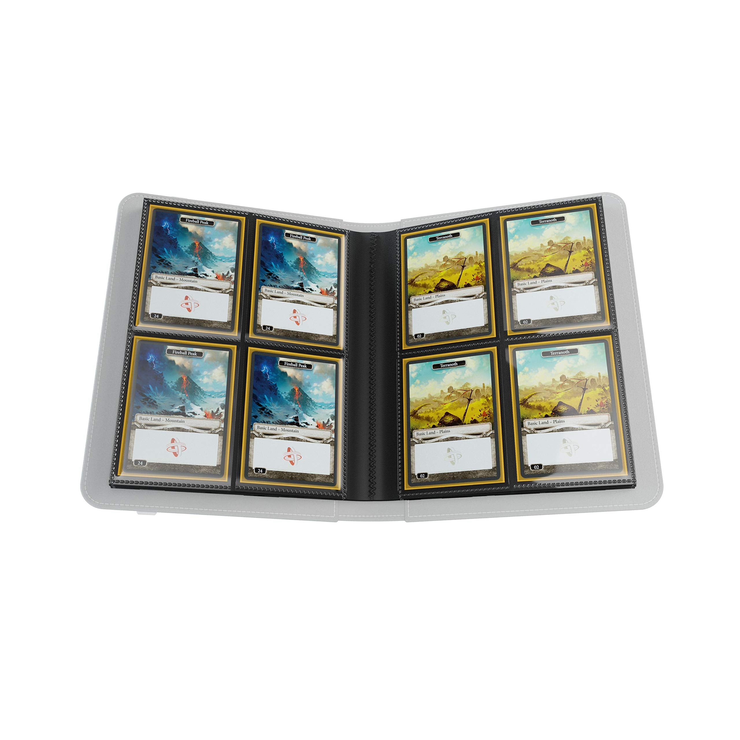Gamegenic Prime Album - 8-Pocket Side-Loading Pages | Holds 160 Double-Sleeved Cards | White 5