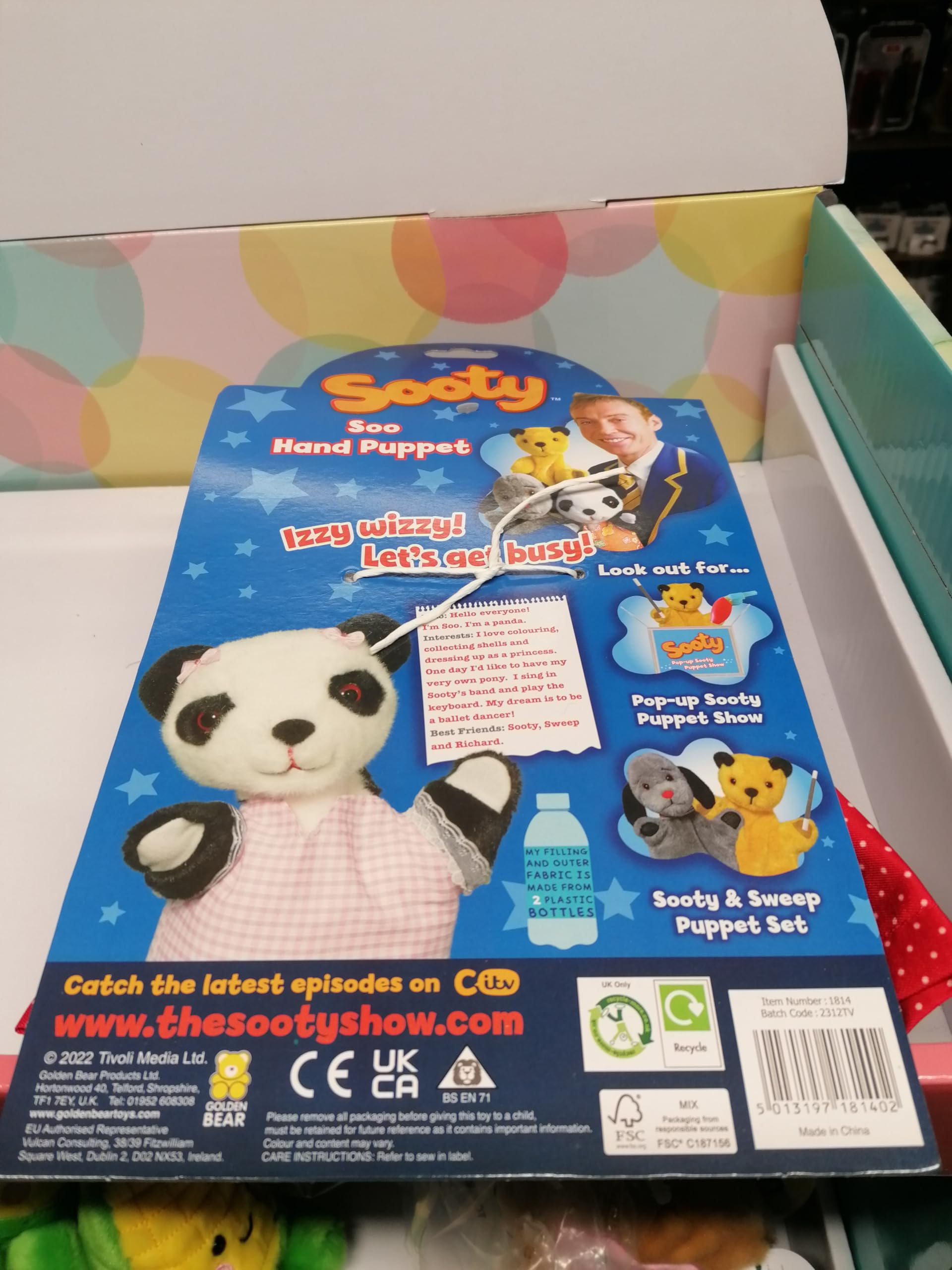 Soo Hand Puppet - Sooty Show Character for Imaginative Play | 12 Months+ 8