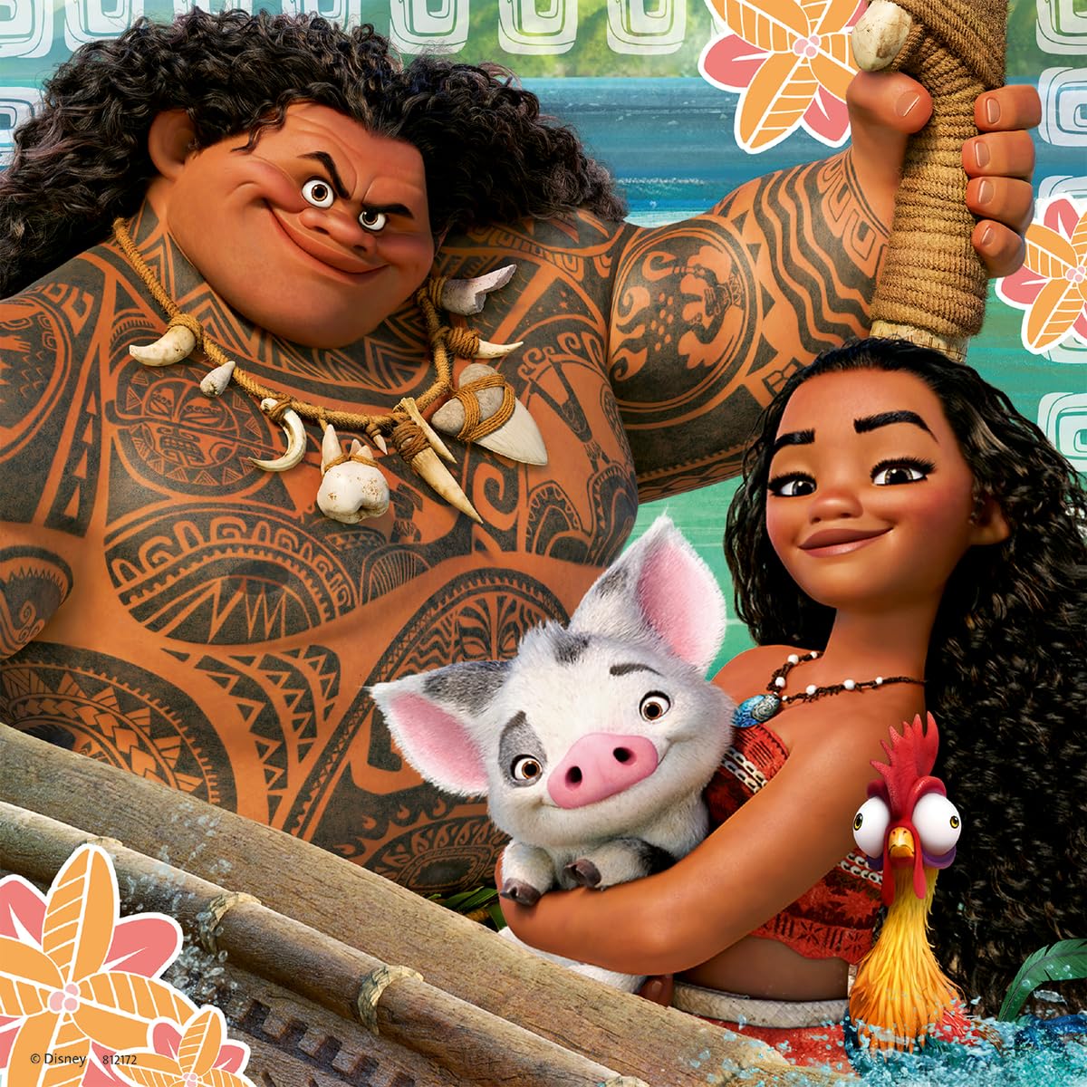 Ravensburger Disney Moana 3 x 49 Piece Jigsaw Puzzles - 17.8cm x 17.8cm