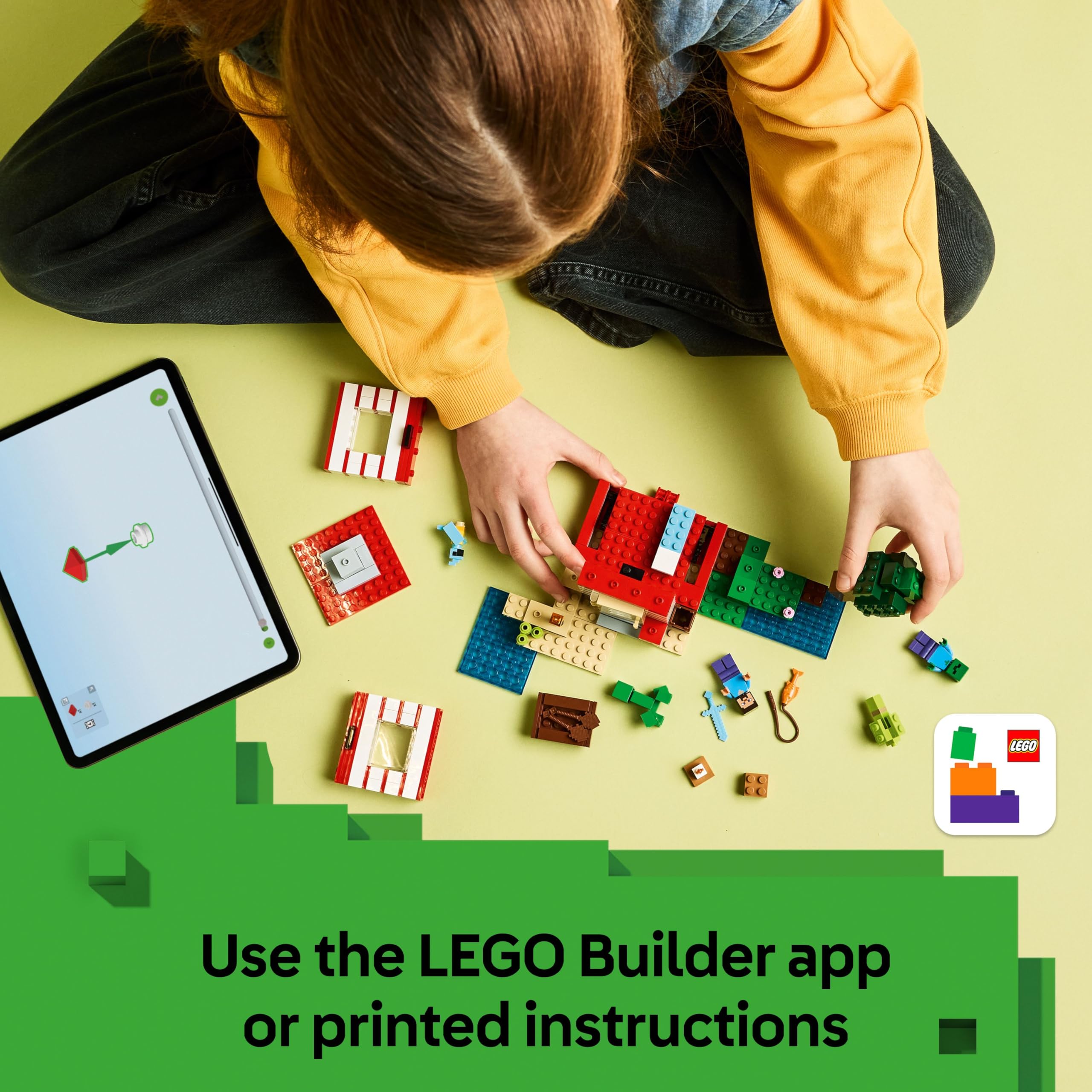 LEGO Minecraft The TNT Jungle House Building Set with Explosion Function - 287 Pieces 14