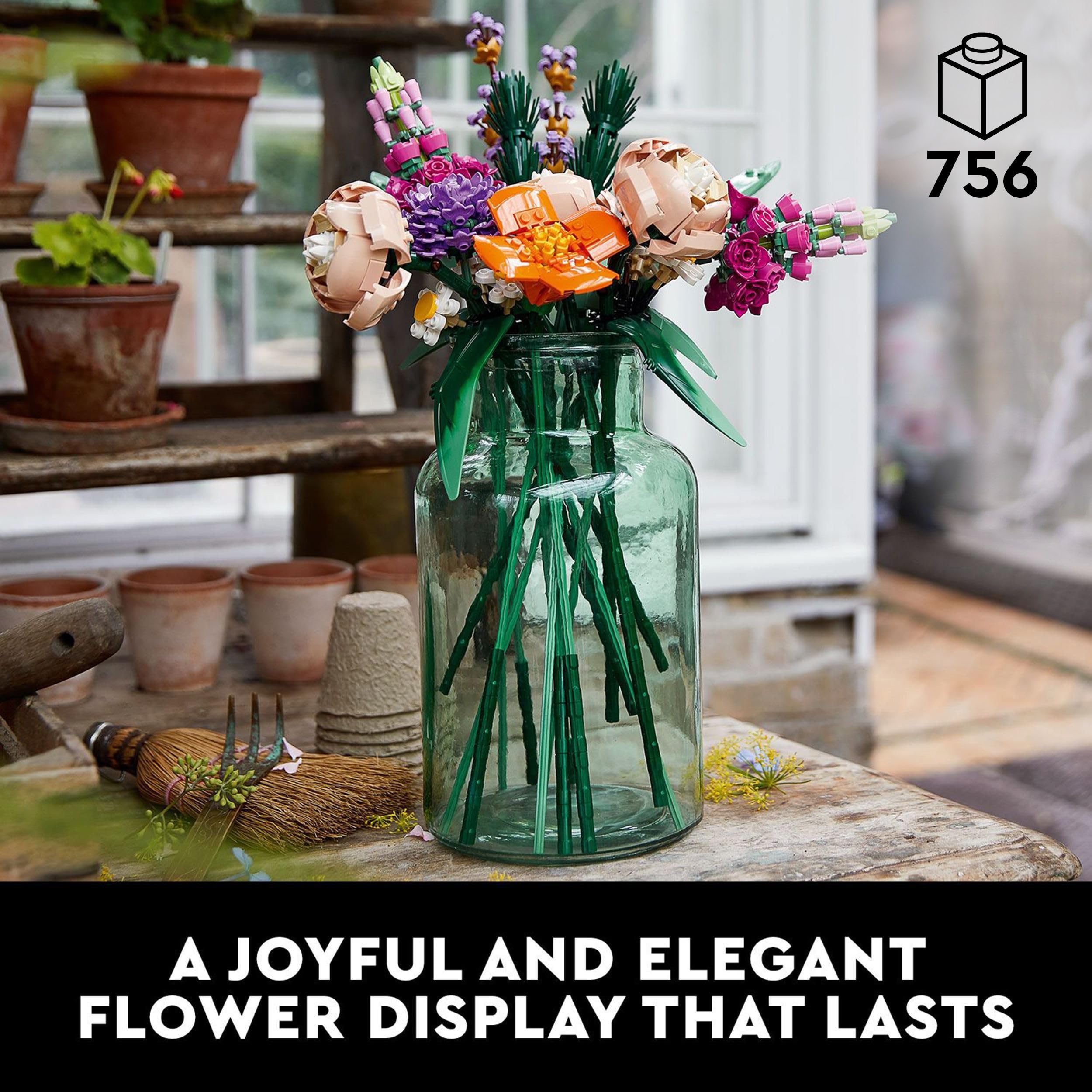 LEGO 10280 Flower Bouquet - Botanical Collection Set for Adults | 756 Pieces