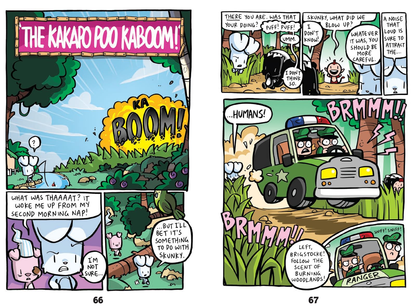 David Fickling Books Bunny Vs Monkey: The Human Invasion | Action & Adventure Comic 3