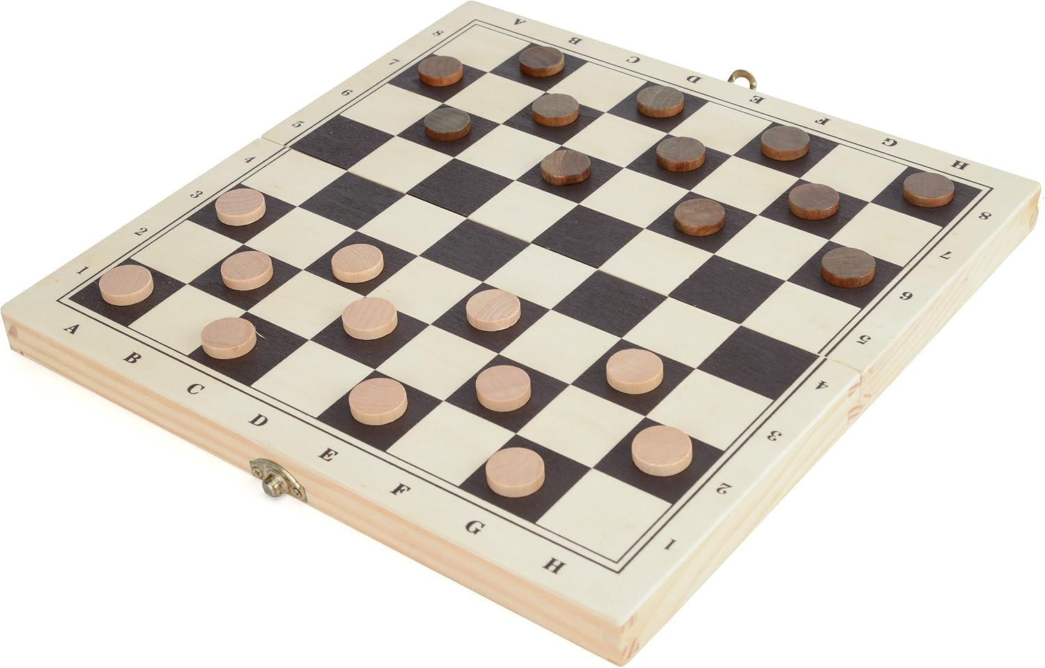 Toyrific Chess, Draughts And Backgammon Game Board, 3-in-1 Board Games for Kids 5