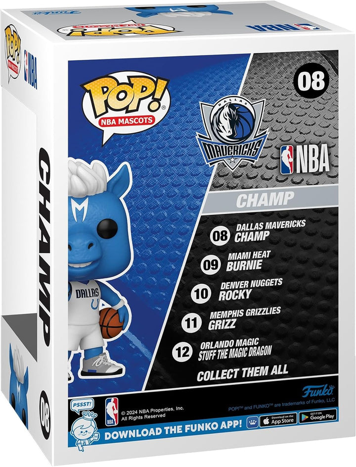 Funko Pop! NBA Mascots - Dallas Mavericks - Champ the Horse Vinyl Figure (52168)