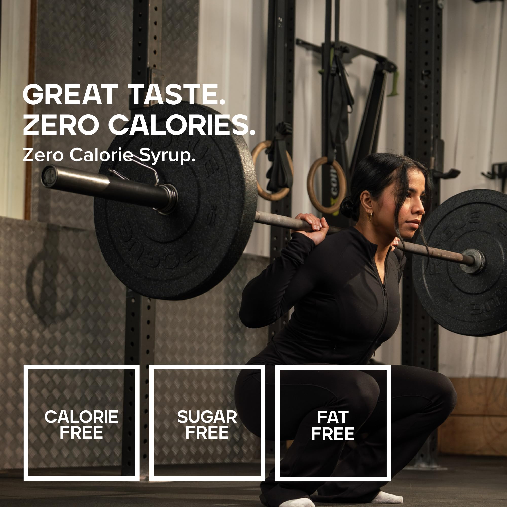 Bulk Zero Calorie Syrup - Sugar Free, Fat Free, Salted Caramel Flavour | 400ml Bottle 3