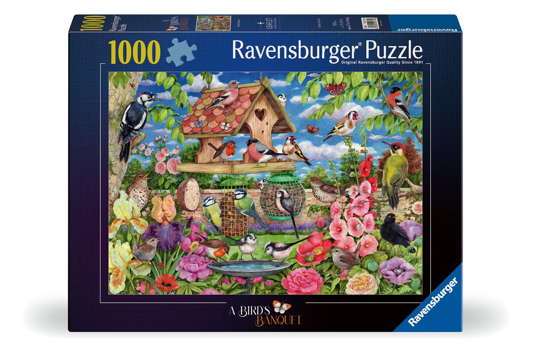Ravensburger The Birds' Banquet 1000 Piece Jigsaw Puzzle – Debbie Cook Wild 5