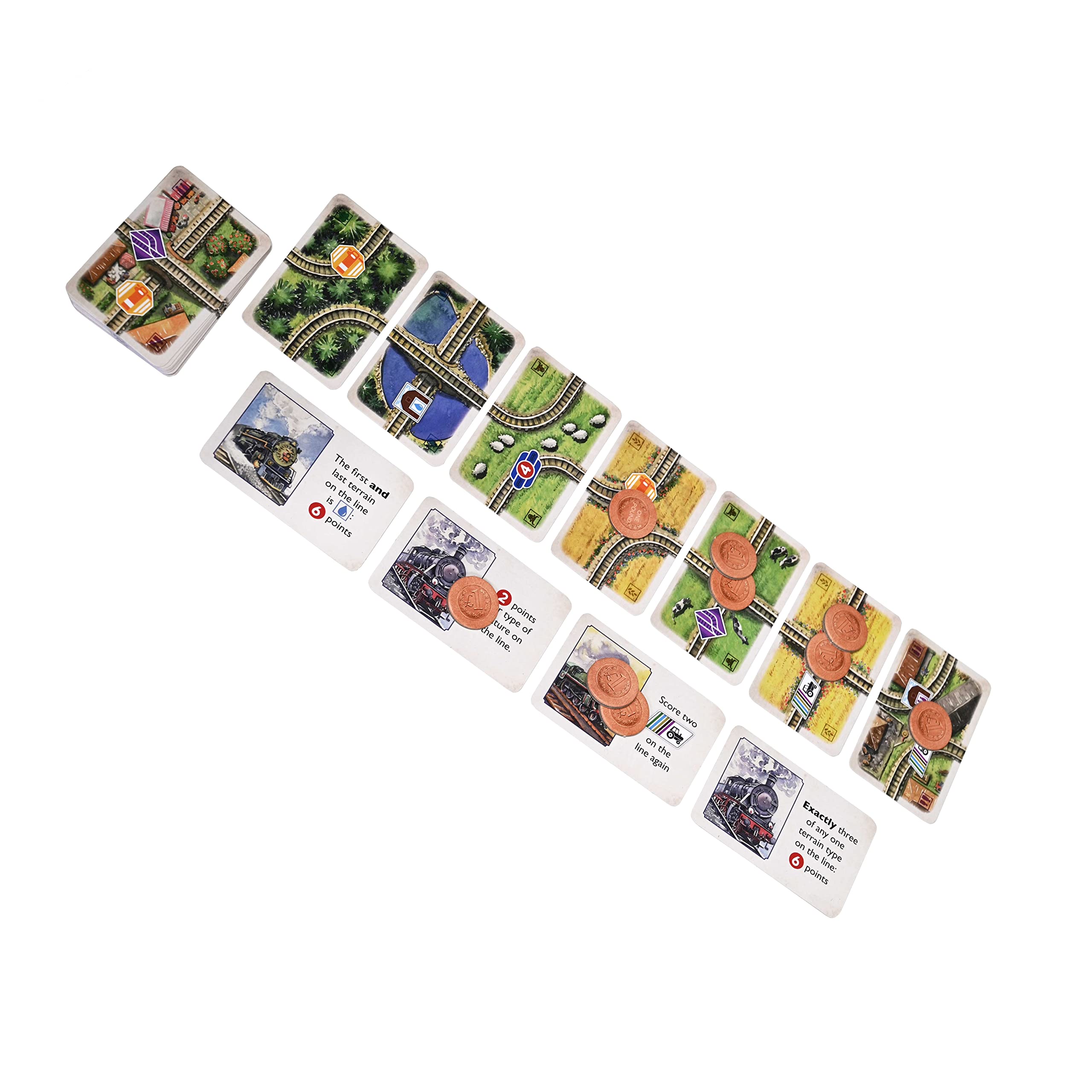 Osprey Games Village Rails Card Game 5