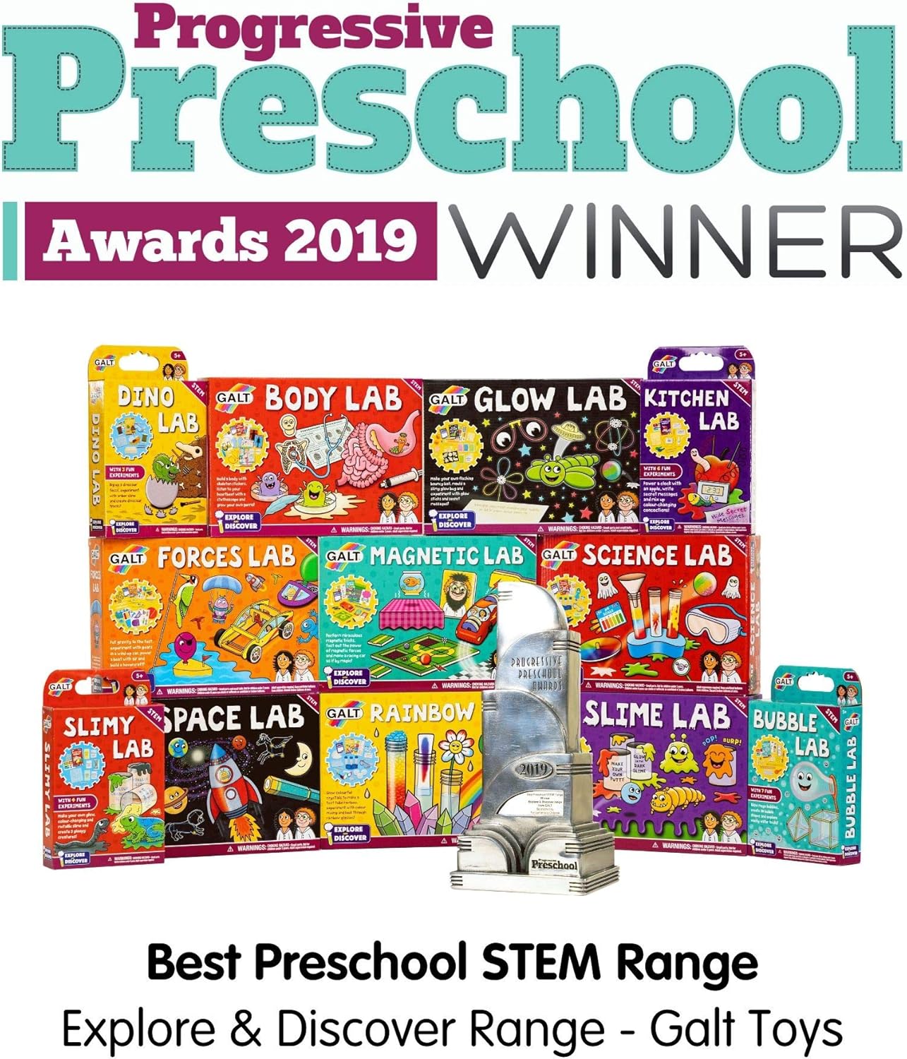 Galt Dino Lab - STEM Science Kit for Kids Ages 5+ 6