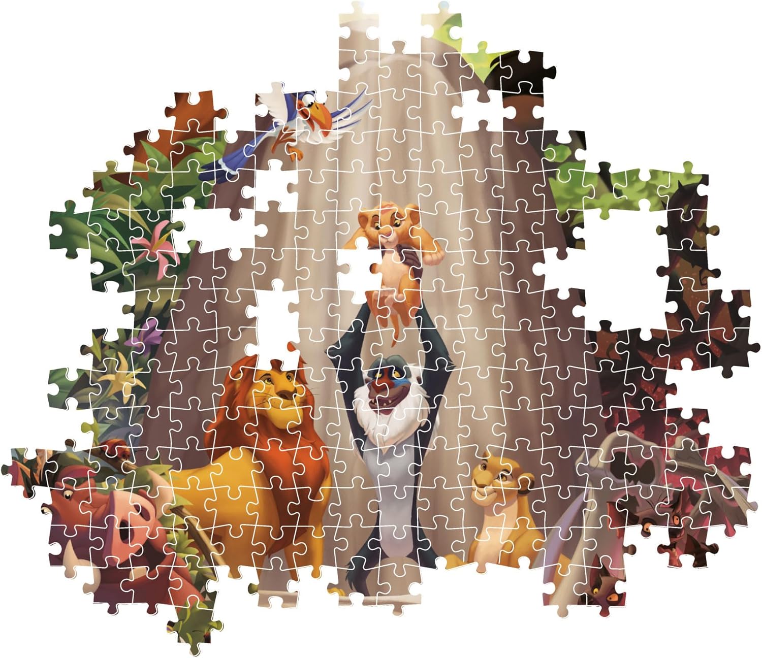 Clementoni 39902 Jigsaw Puzzle - 1000 Pieces, Lion King Disney Theme, Compact Box 7